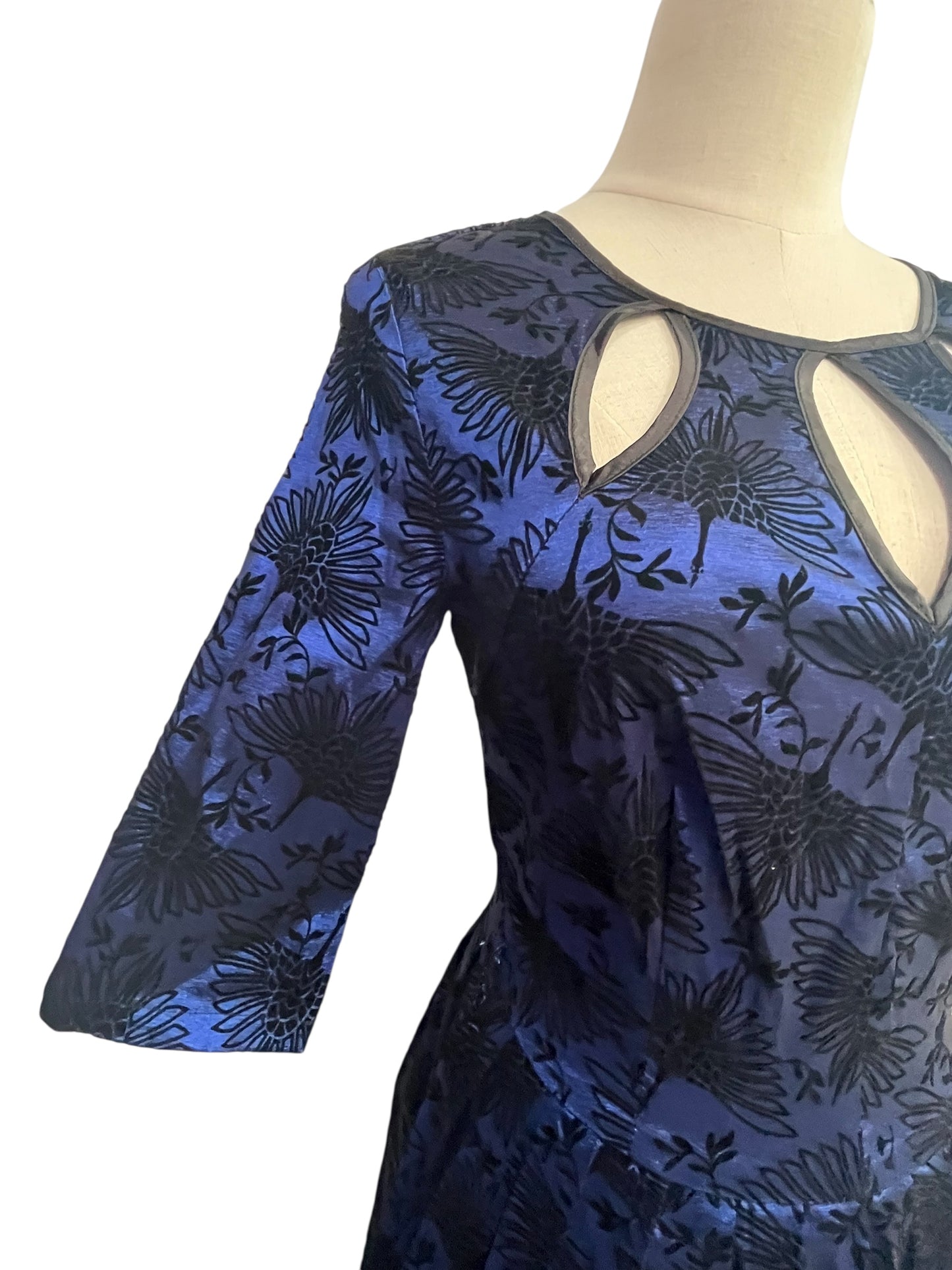 VOODOO VIXEN SATIN EMBOSSED DRESS | 8
