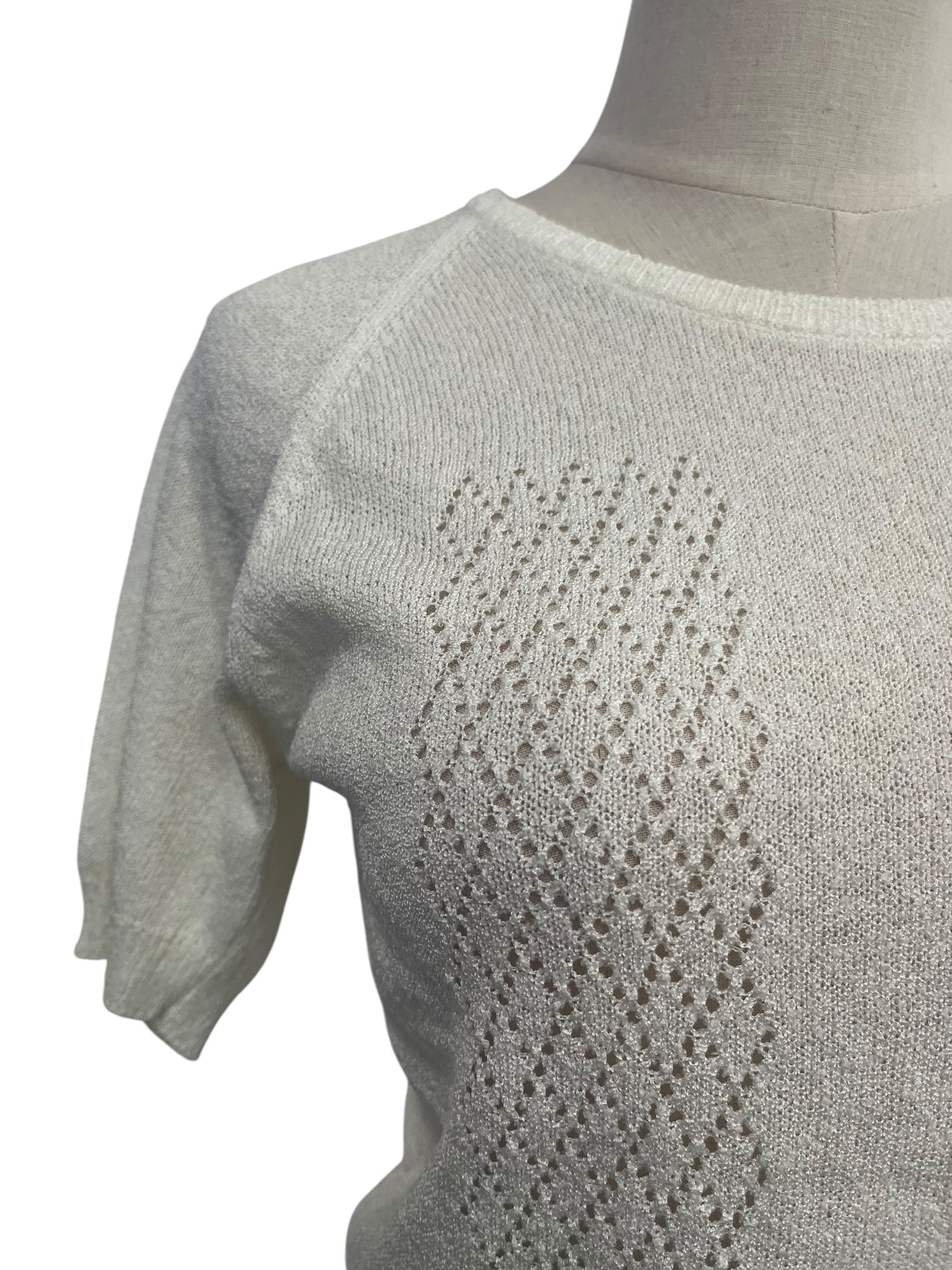 WHITE KNIT TOP | 8
