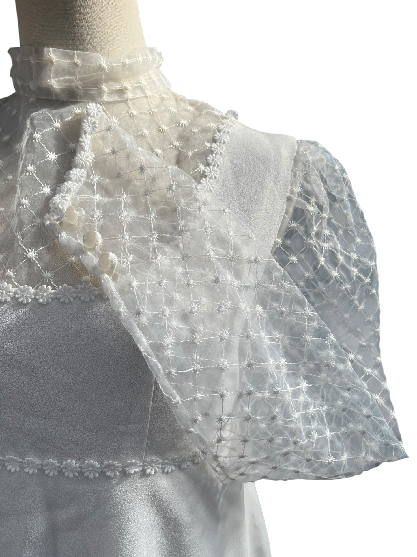 ETHERAL 70s WEDDING DRESS |8/10