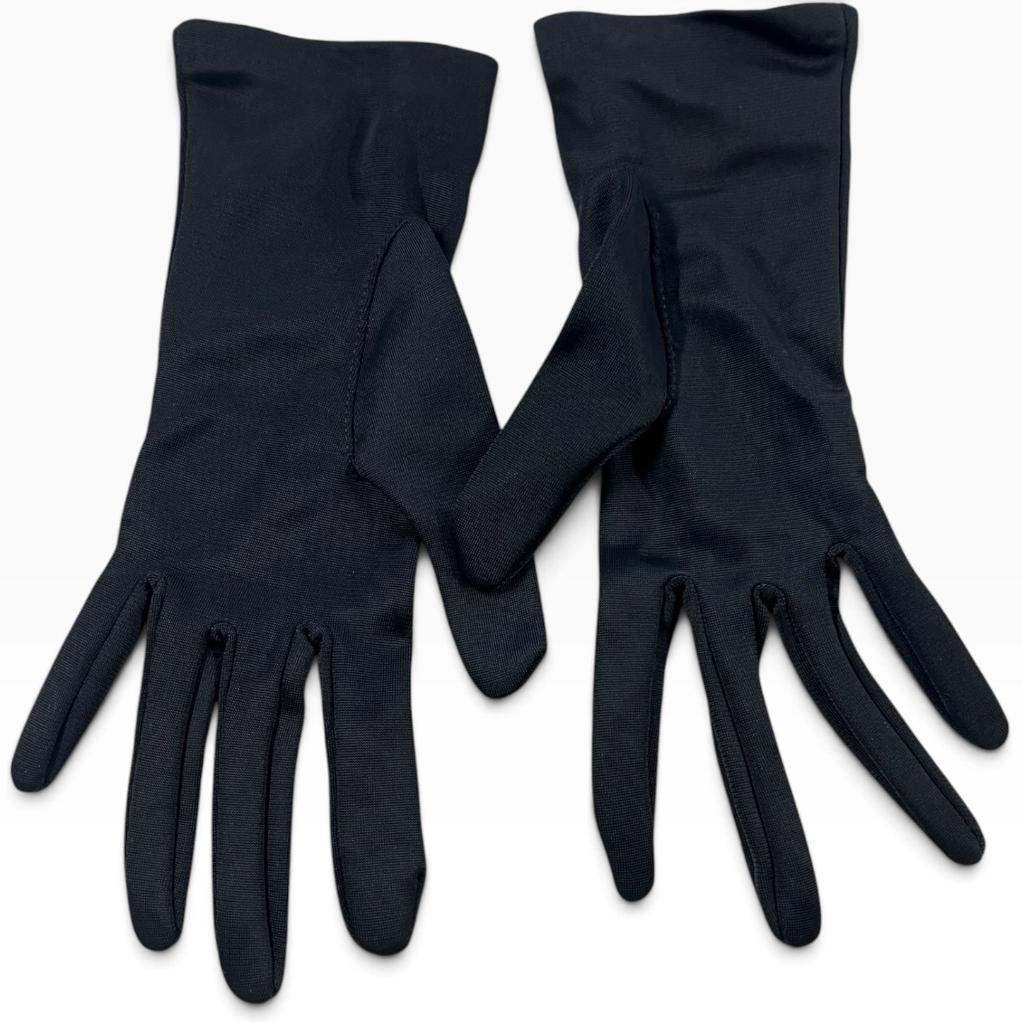 SIMPLE BLACK EMBROIDERED GLOVES | 7