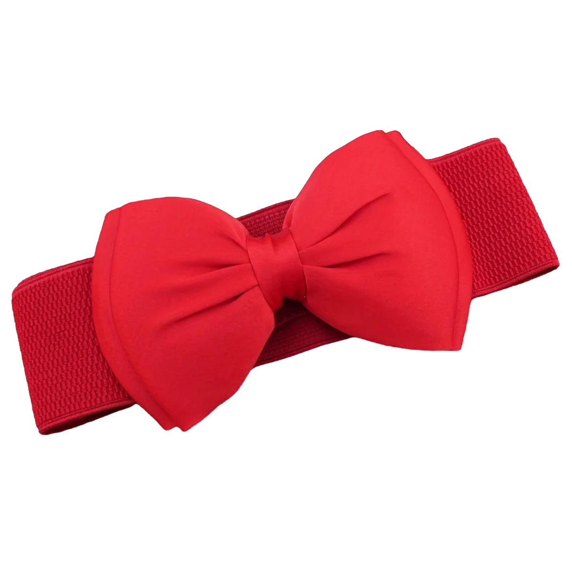 RED BOW ELASTIC BELT | S