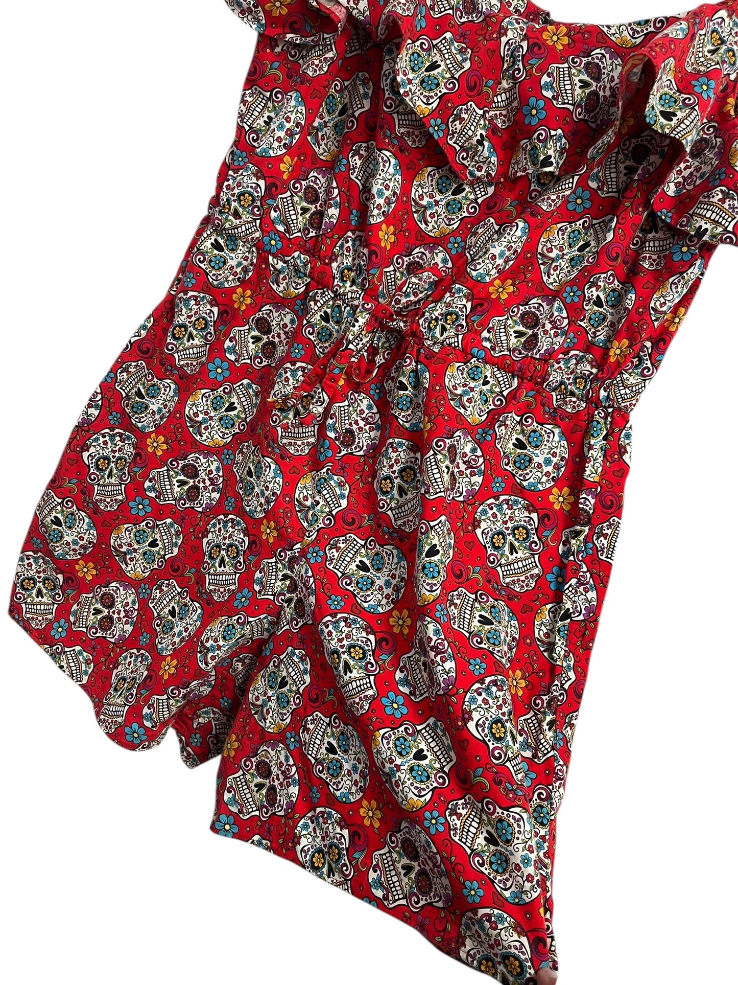 DAY OF THE DEAD ROMPER SZ 16