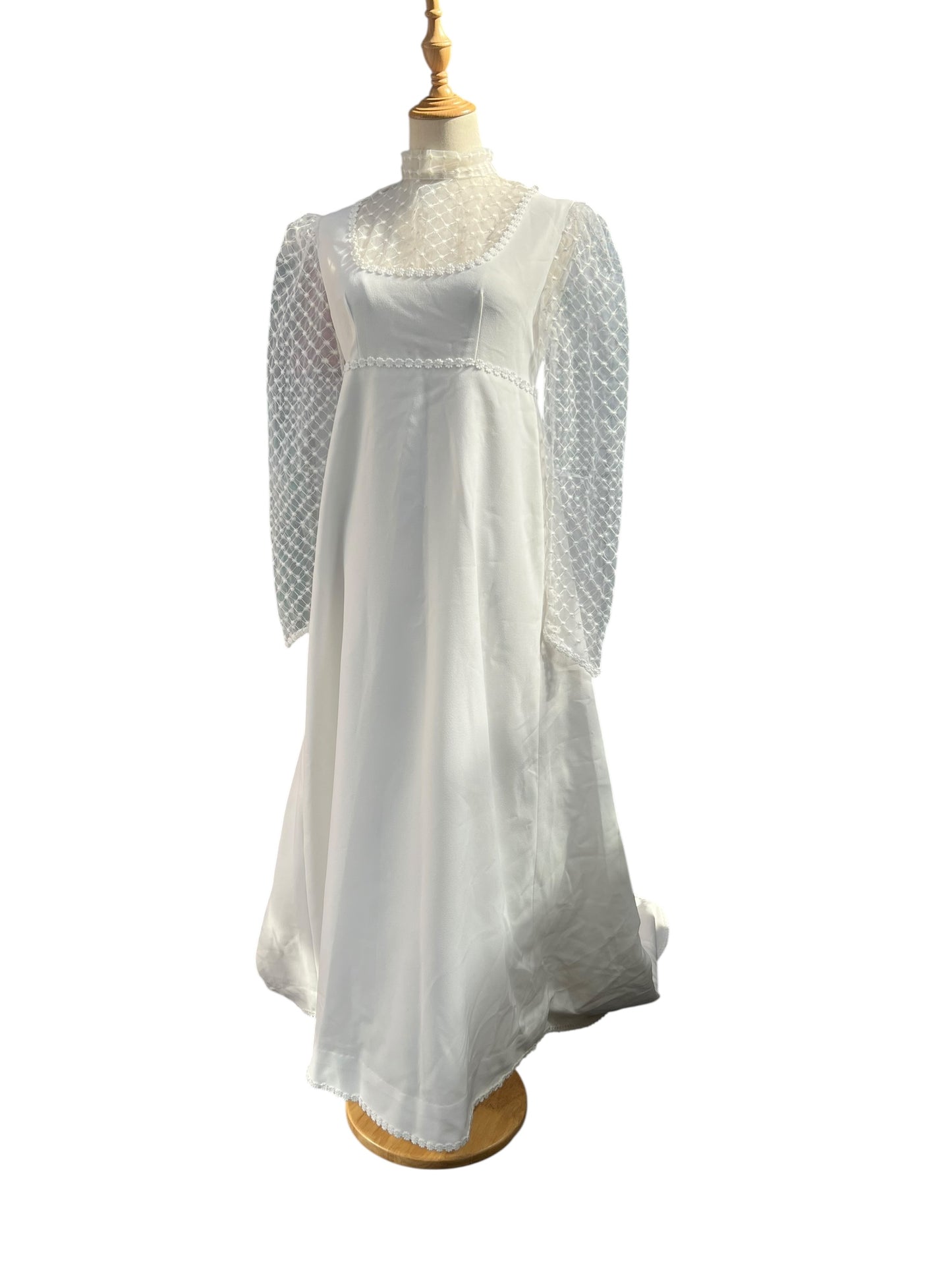 ETHERAL 70s WEDDING DRESS |8/10