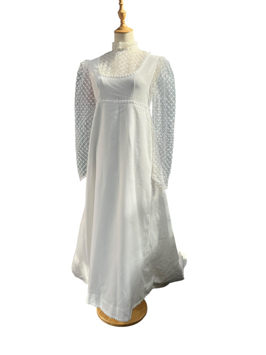ETHERAL 70s WEDDING DRESS |8/10