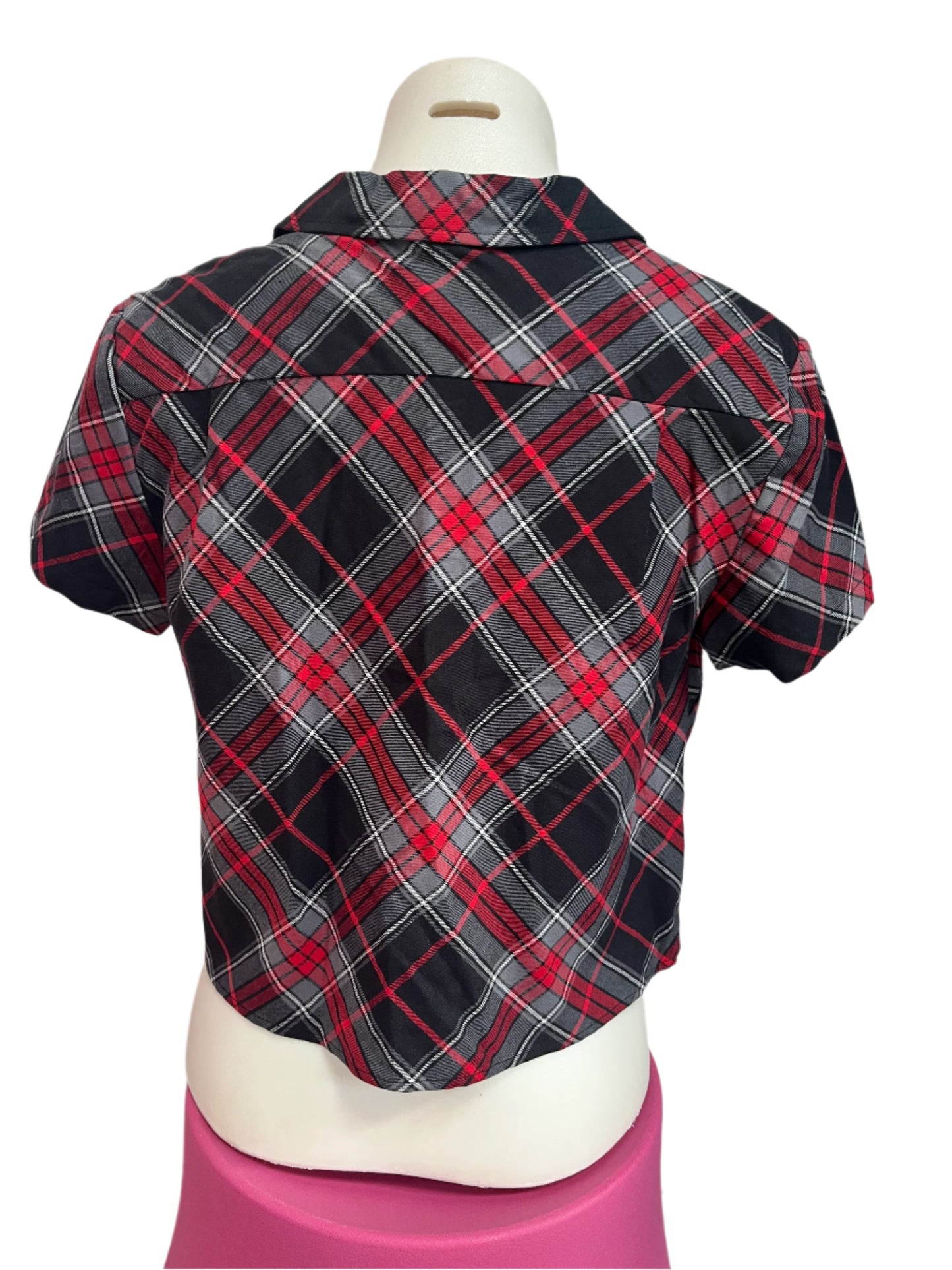 BLACK FRIDAY TARTAN SHIRT SZ 10