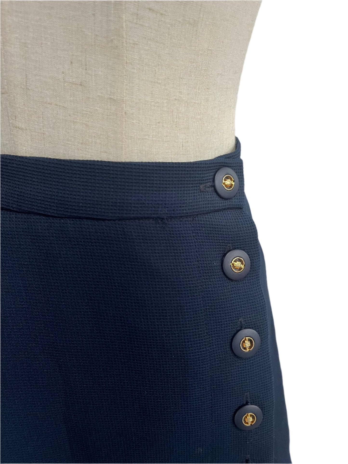HEADQUARTERS NAVY SKIRT SZ 8