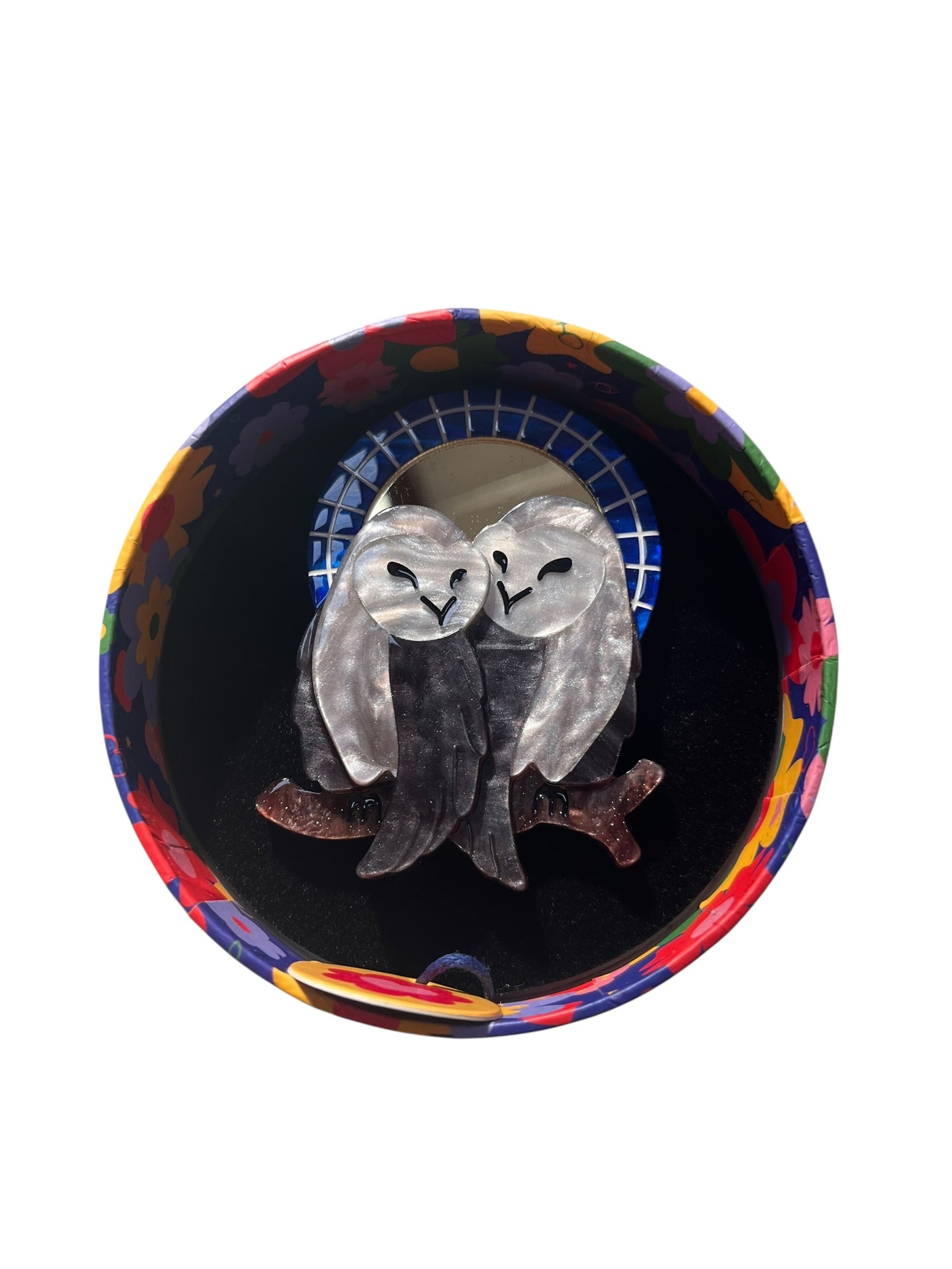 ERSTWILDER GOOD OMENS OWLS BROOCH