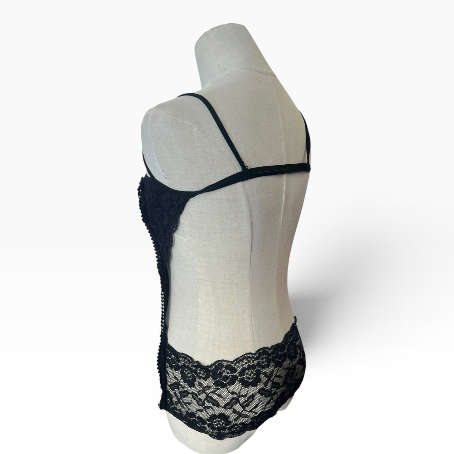 BLACK NYLON TOP | 8