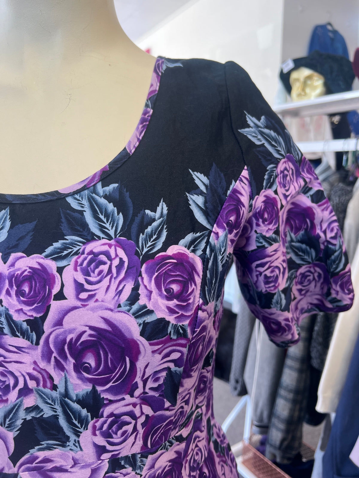 LADY VINTAGE PURPLE DRESS | 20