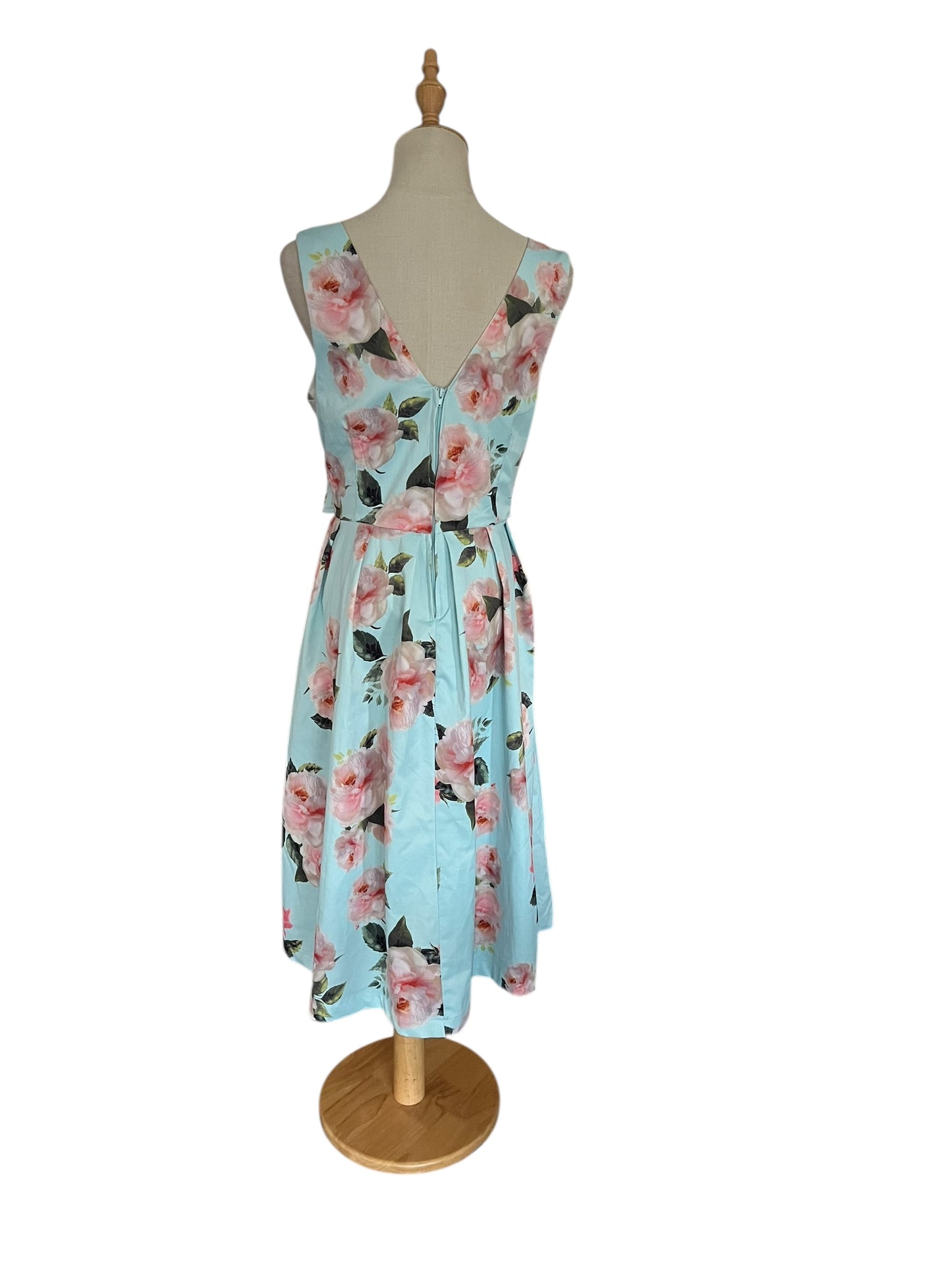 PAGANI SEAFOAM & ROSE DRESS | 14