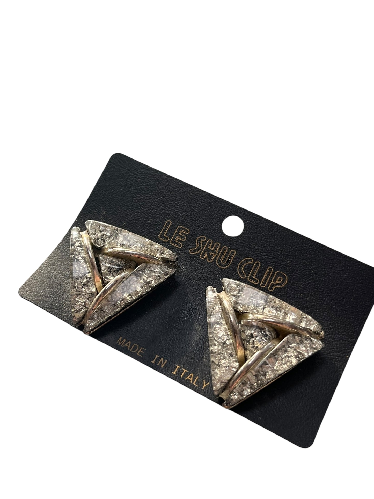 SILVER LEAF SHOE CLIPS