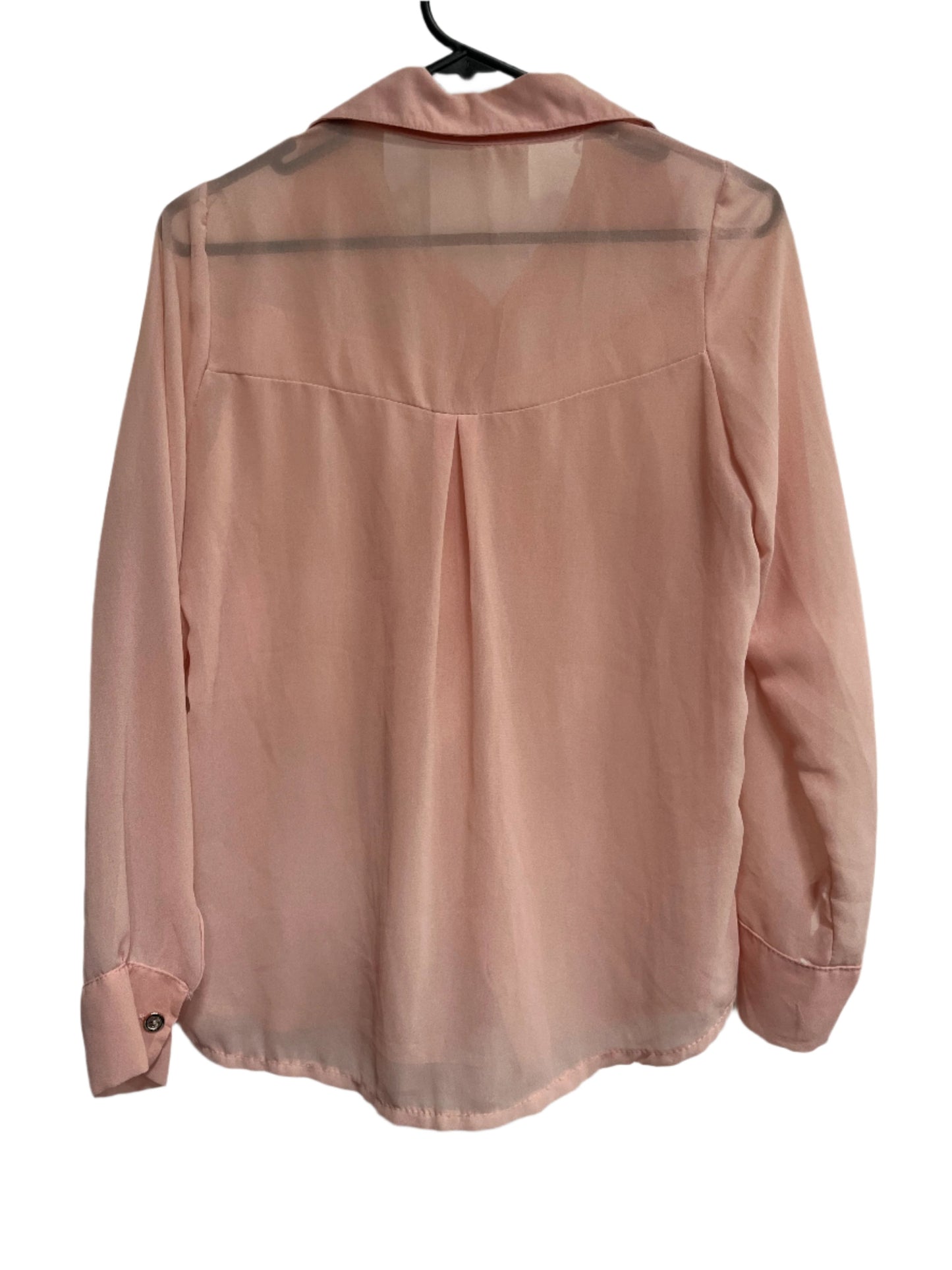 BLUSH TASSEL COUNTRY SHIRT sz 10