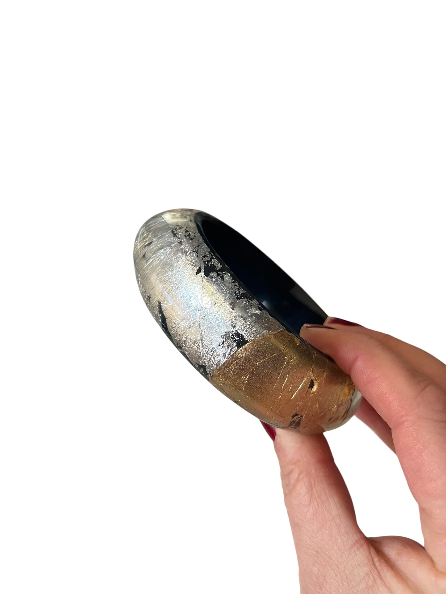 GOLD & SILVER FOIL BANGLE