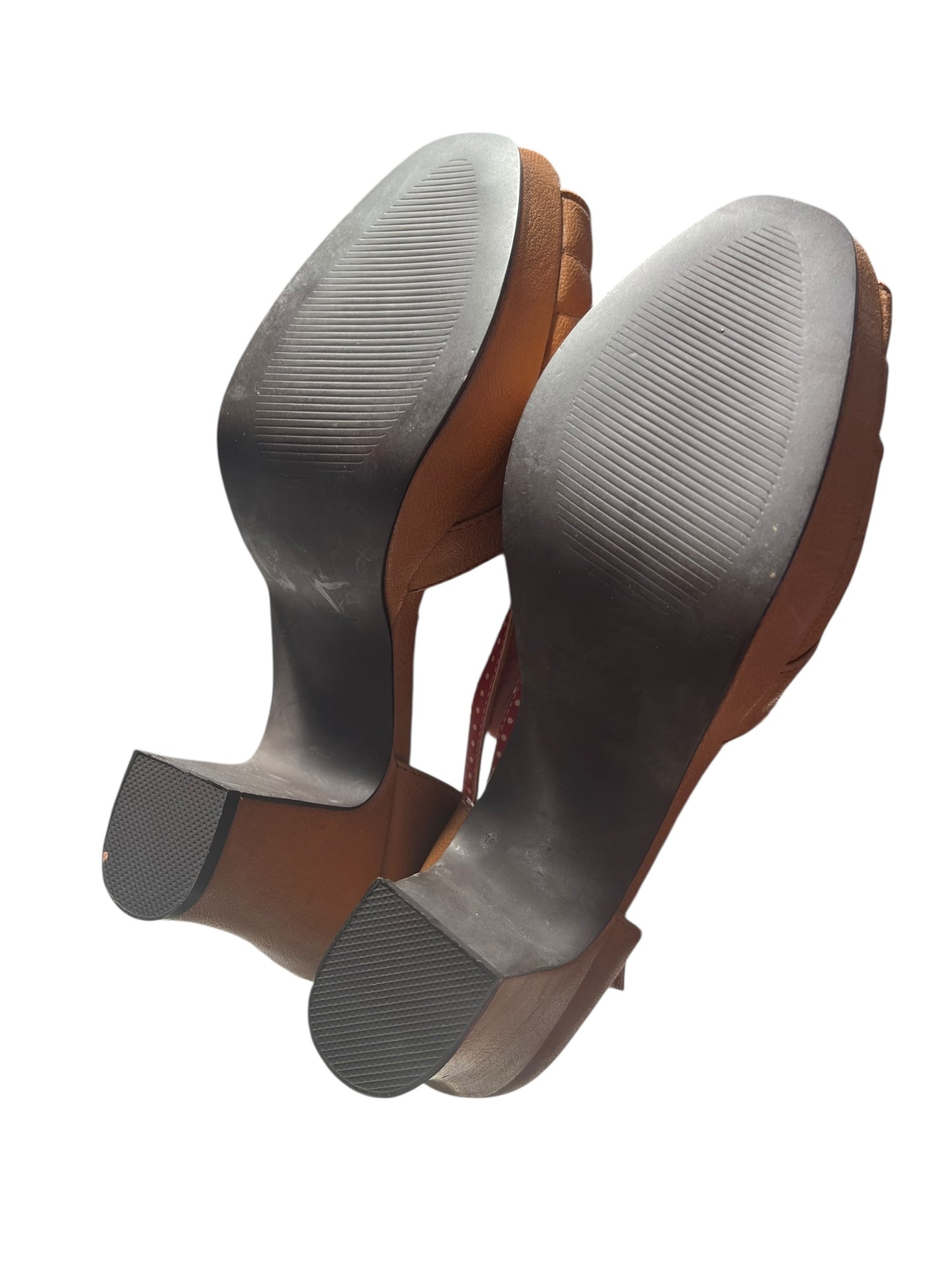 BAIT BROWN BLOCK HEELS | 9