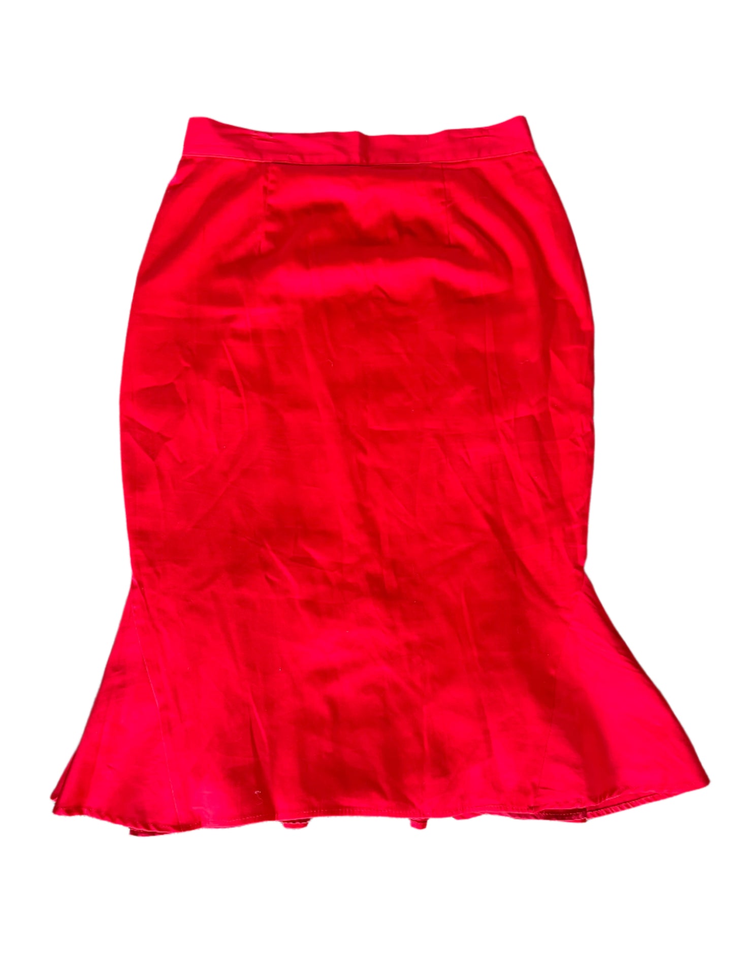 DEADLY DAMES RED FISH TAIL SKIRT SZ XL/16