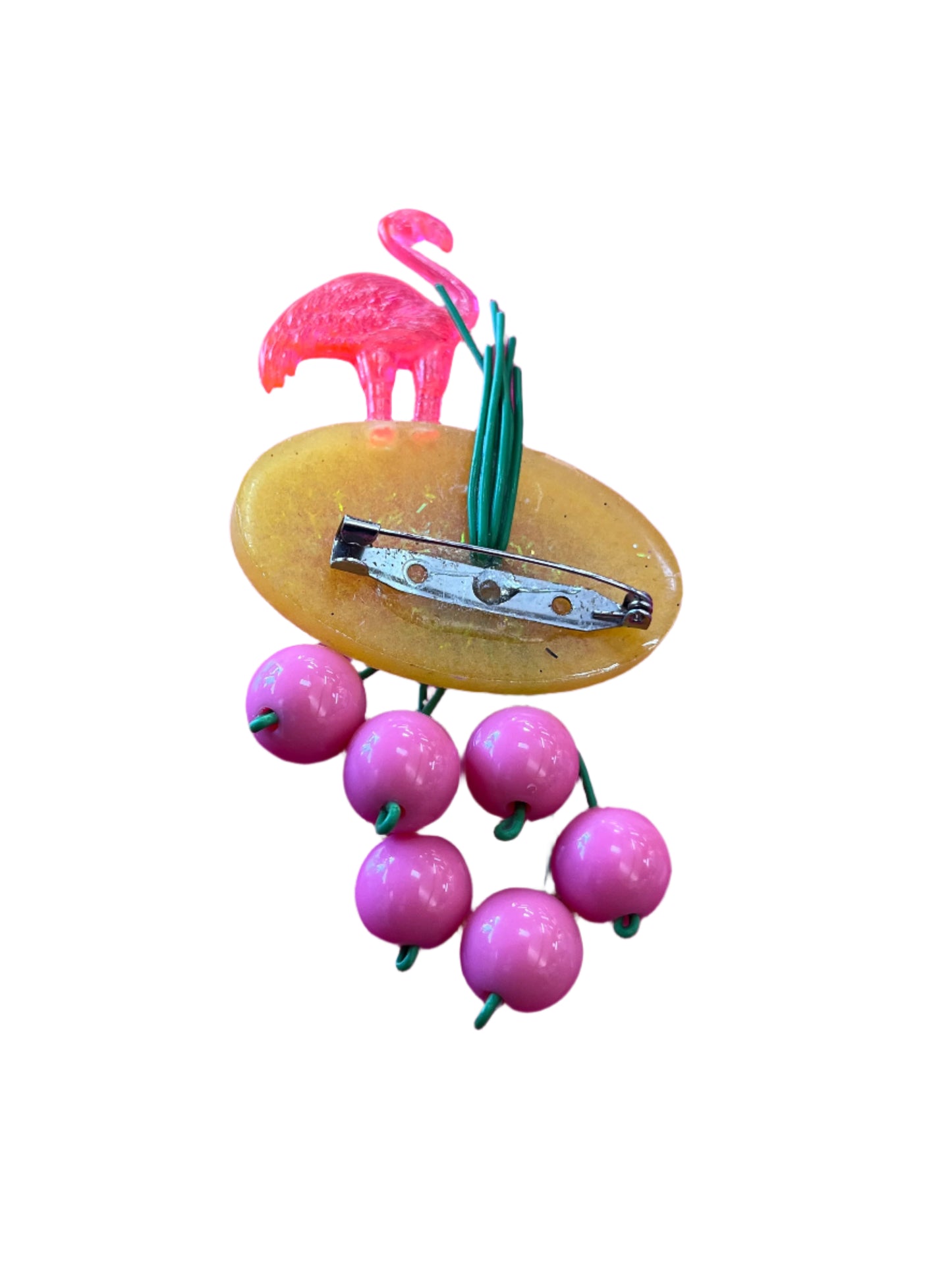 FANTASTIC FLAMINGO BROOCH