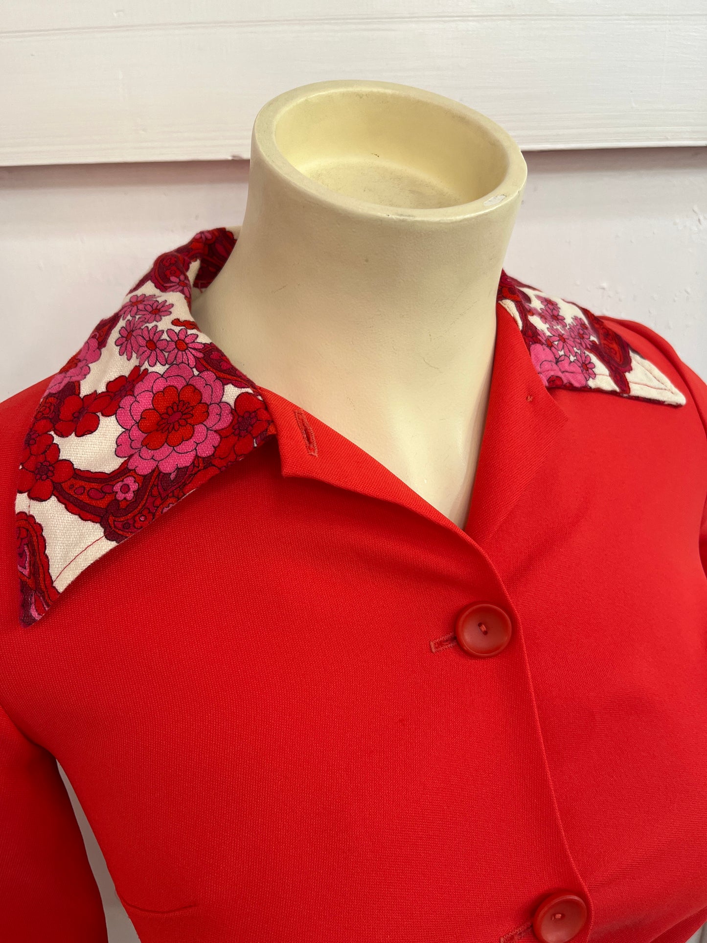 CHARLIES GIRLS ORANGE DAISY MOD DRESS SZ 14
