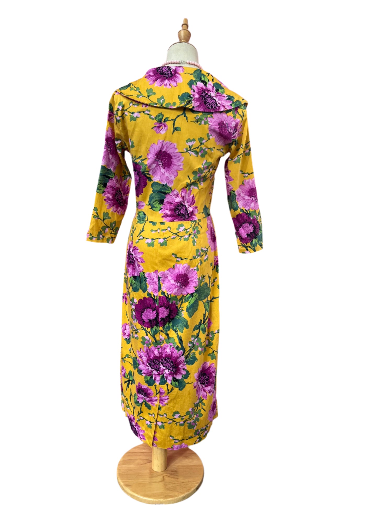 PIN UP COUTURE MUSTARD WIGGLE DRESS SZ M