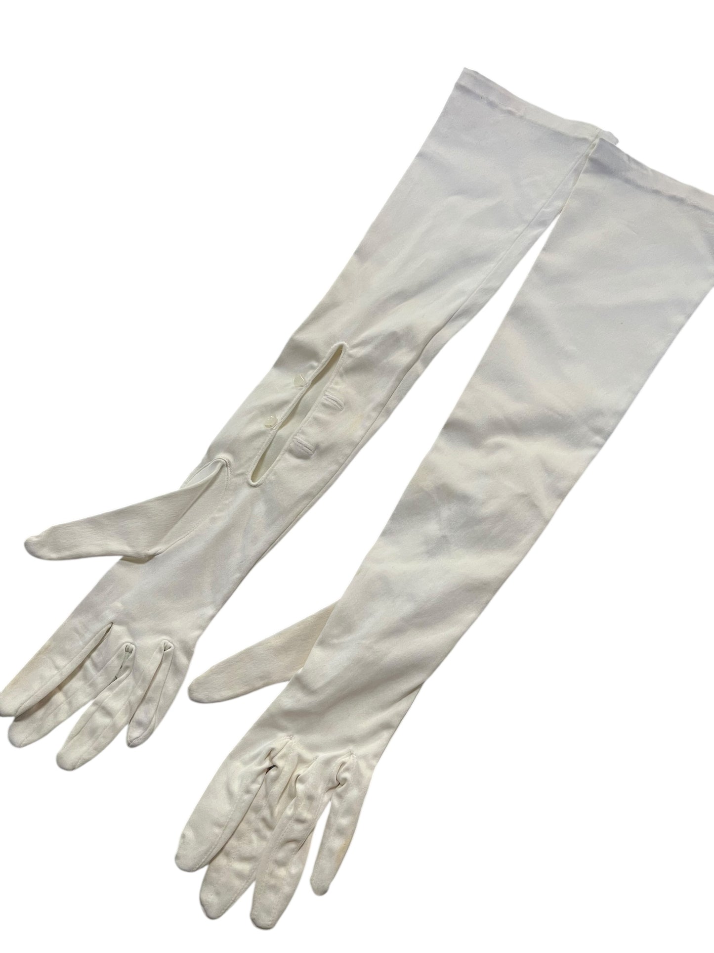 HELENA CREAM LONG GLOVES 7.5