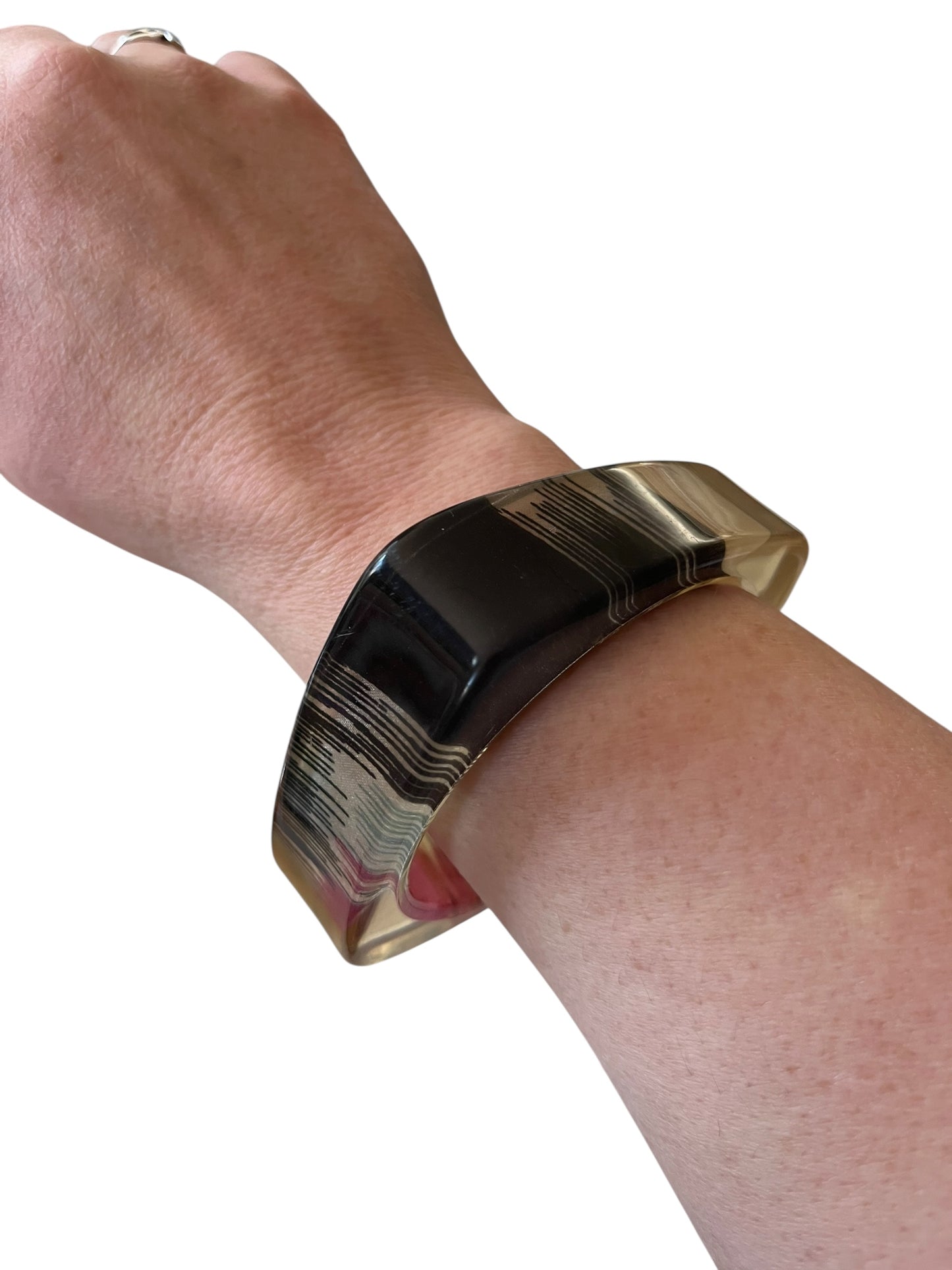 SQUARE MULTI TONED BANGLE
