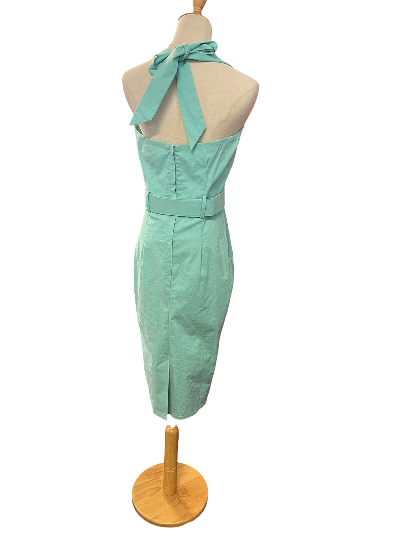 COLLECTIF GREEN HALTER DRESS | 12