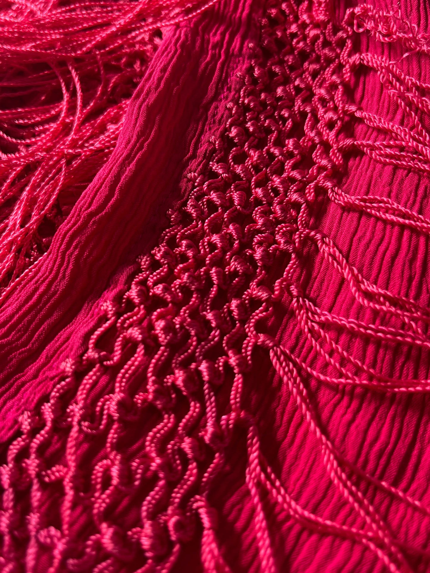 VINTAGE PINK PIANO SHAWL