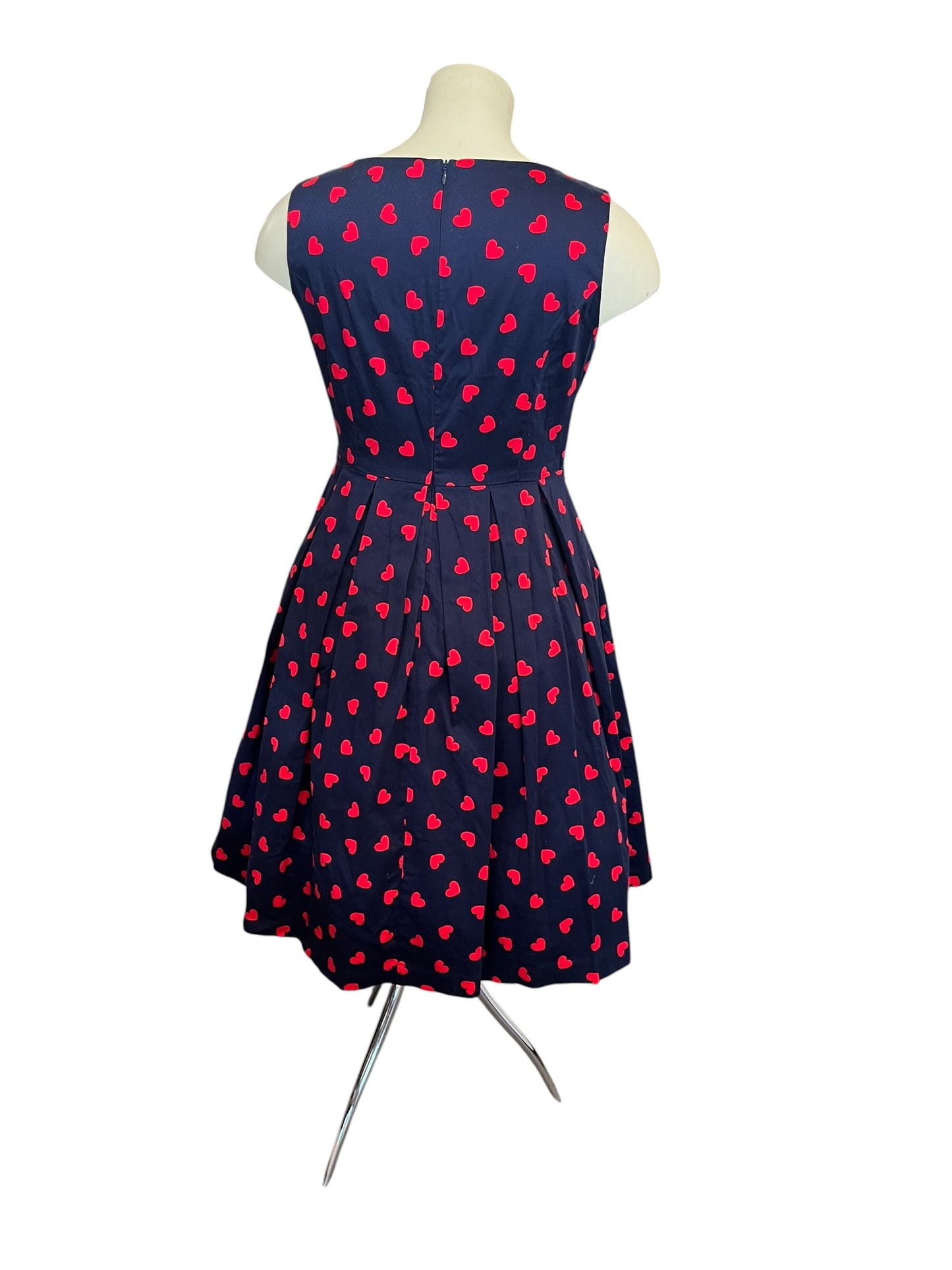 REVIEW NAVY HEART DRESS | 14