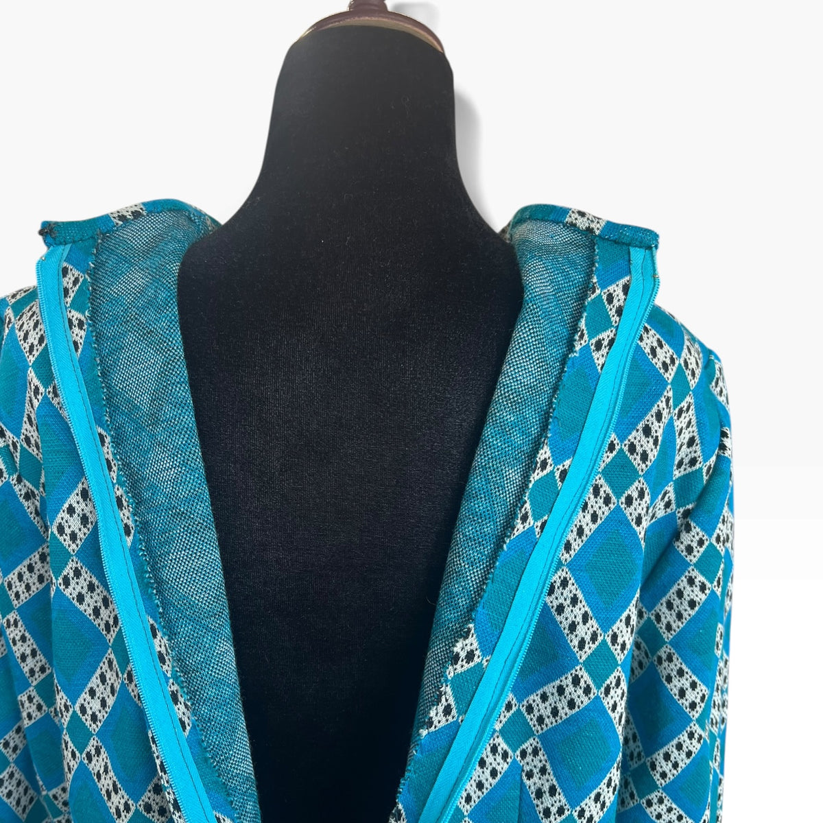 BLUE GEOMETRIC TOP | 12