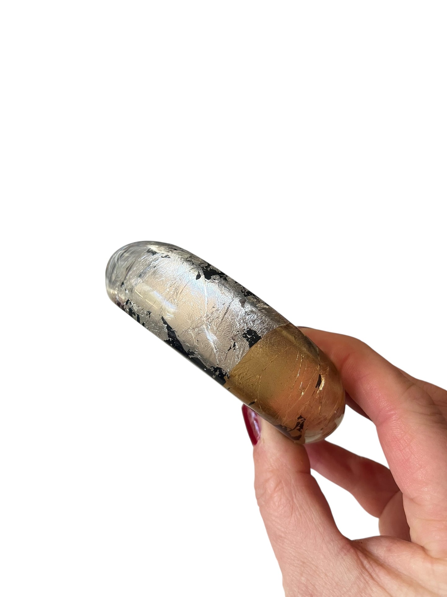 GOLD & SILVER FOIL BANGLE