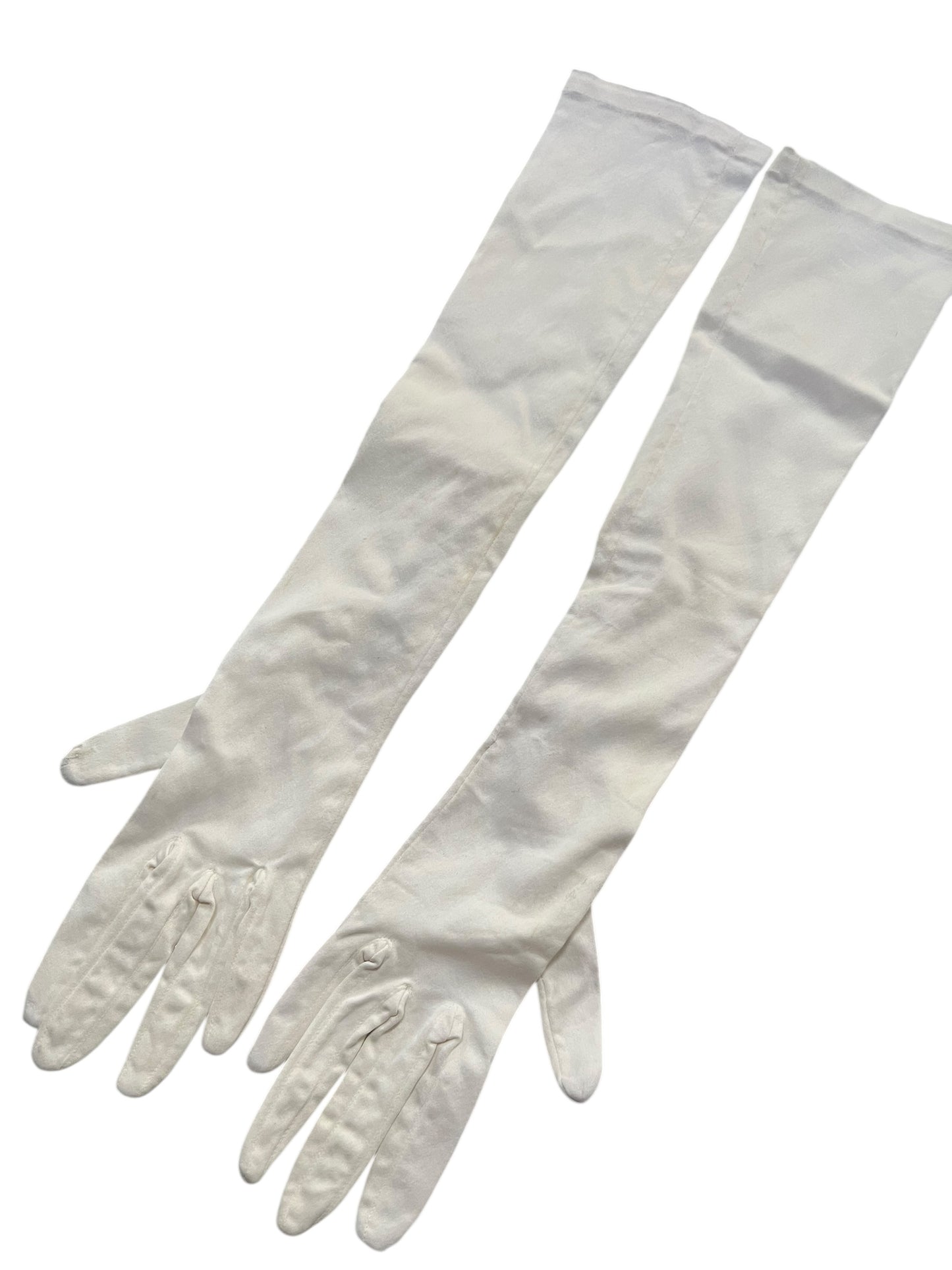 DENTS CREAM LONG GLOVES 6.5