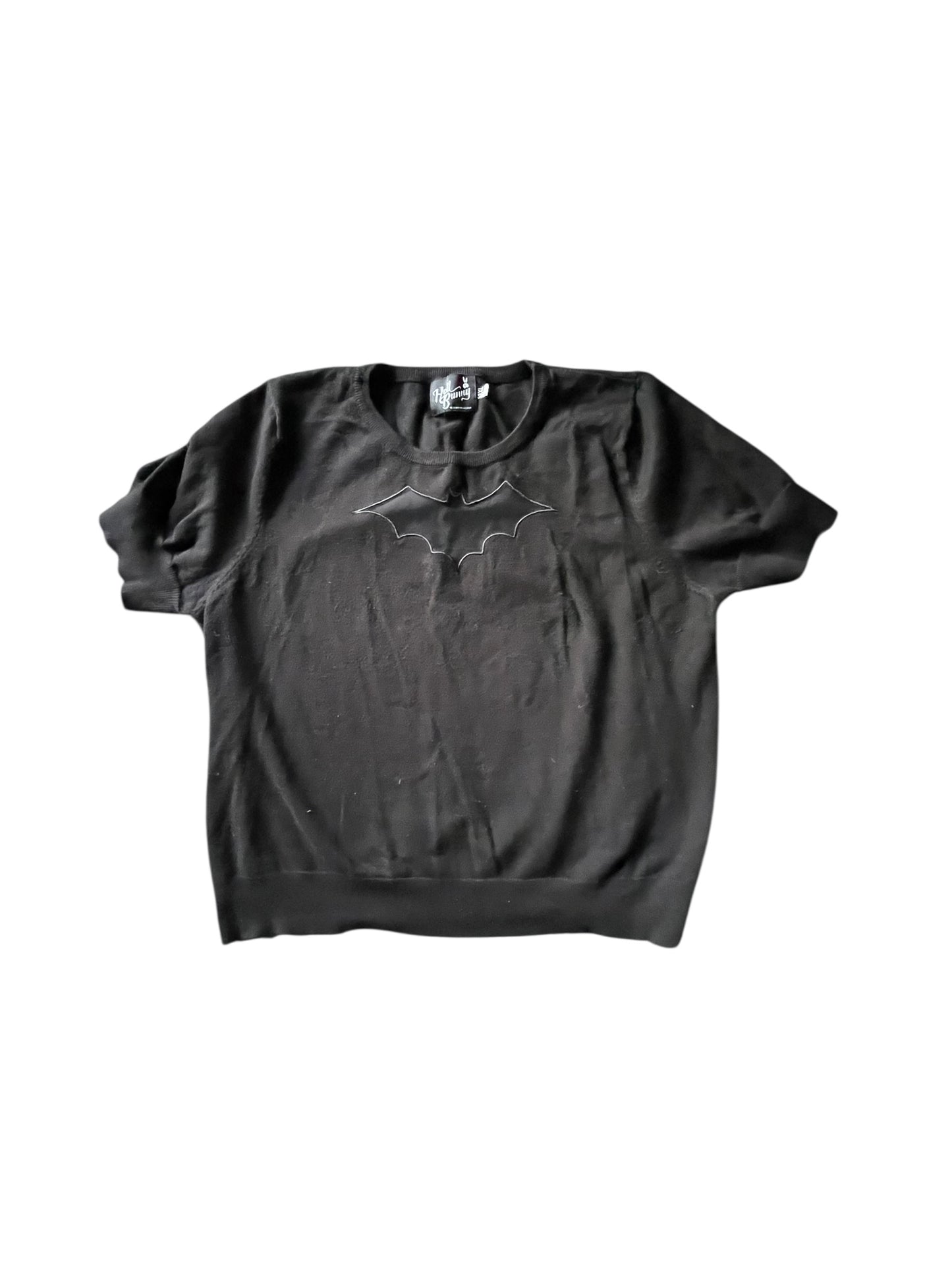 HELLBUNNY BLACK BAT TOP | 20