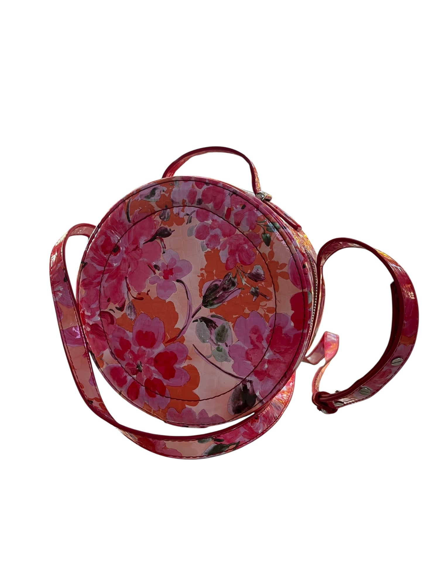 DEUX CHIC ROUND FLORAL BAG