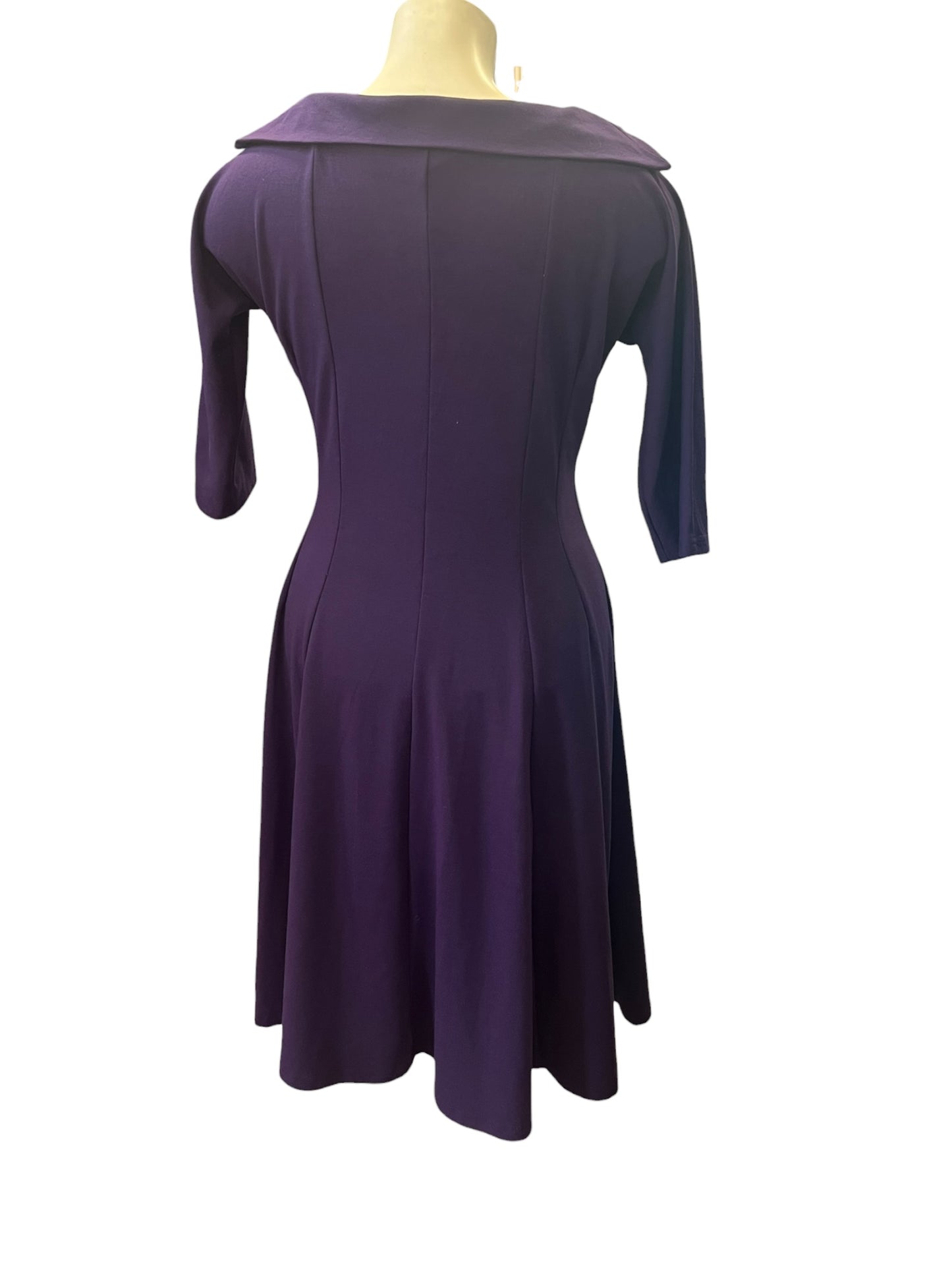 LINDY BOP AUBERGINE DRESS | 18