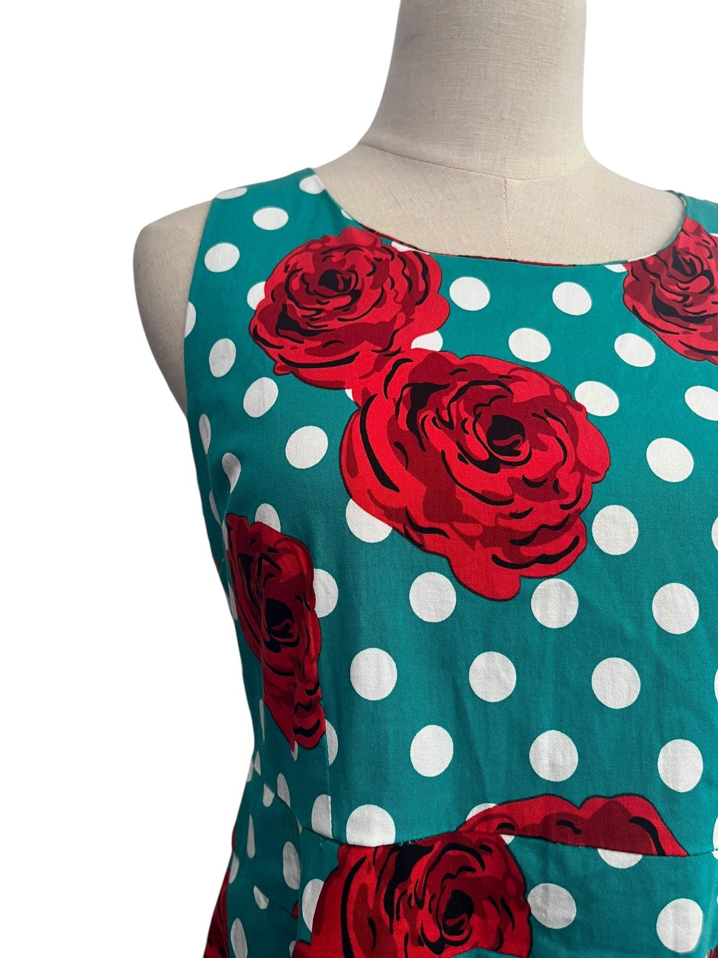 TEAL & ROSE DRESS | 10