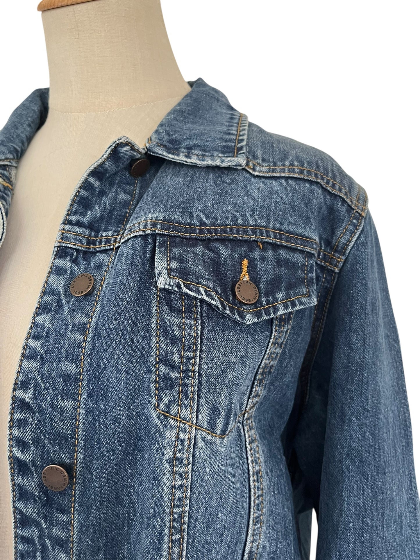 CITY CHIC CROP DENIM JACKET | S/18