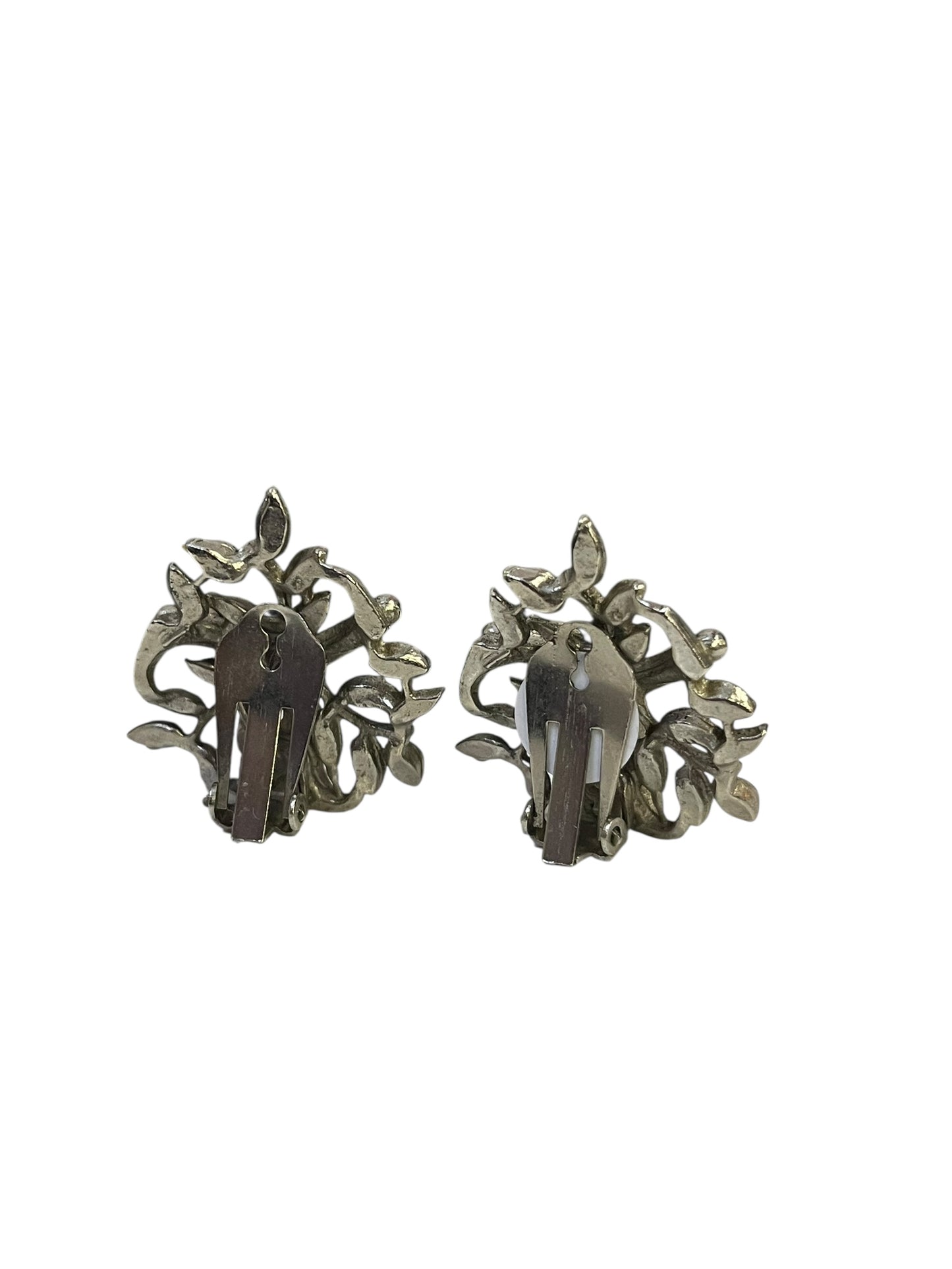 DANCRAFT SILVER CLIP ON EARRINGS