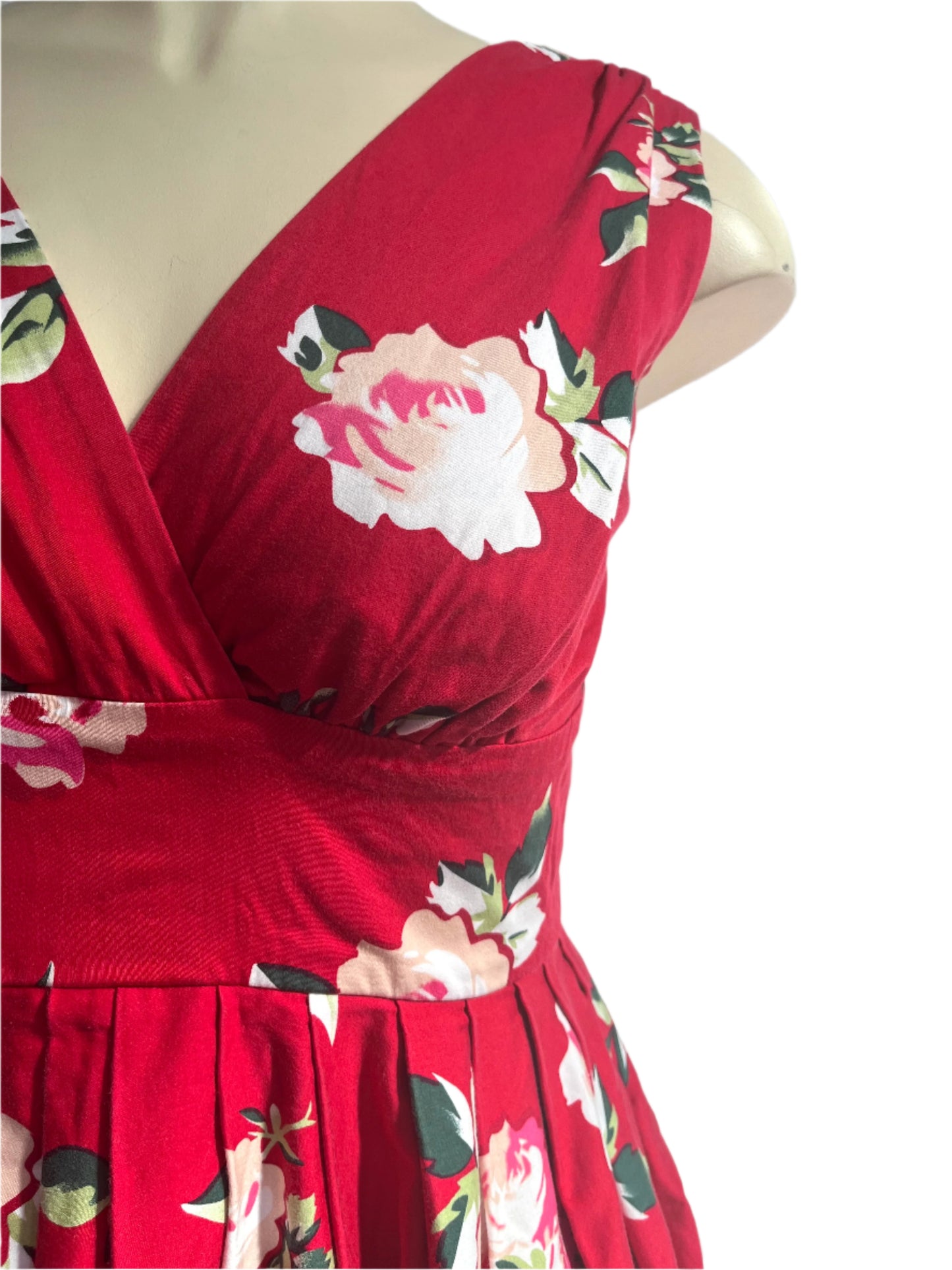 RETROSPECTD RED ELIZABETH DRESS sz 16