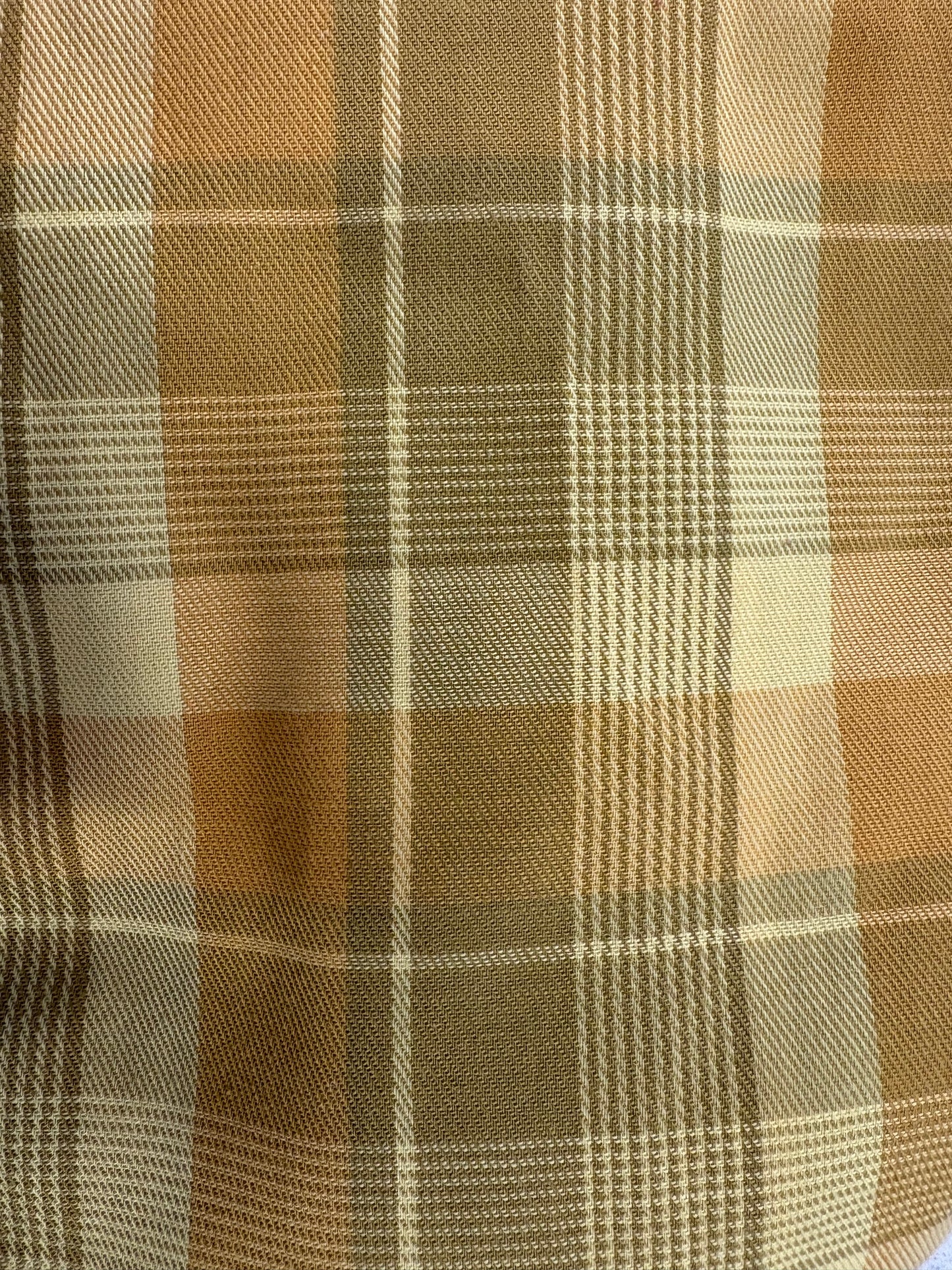 YELLOW PLAID CRAVAT