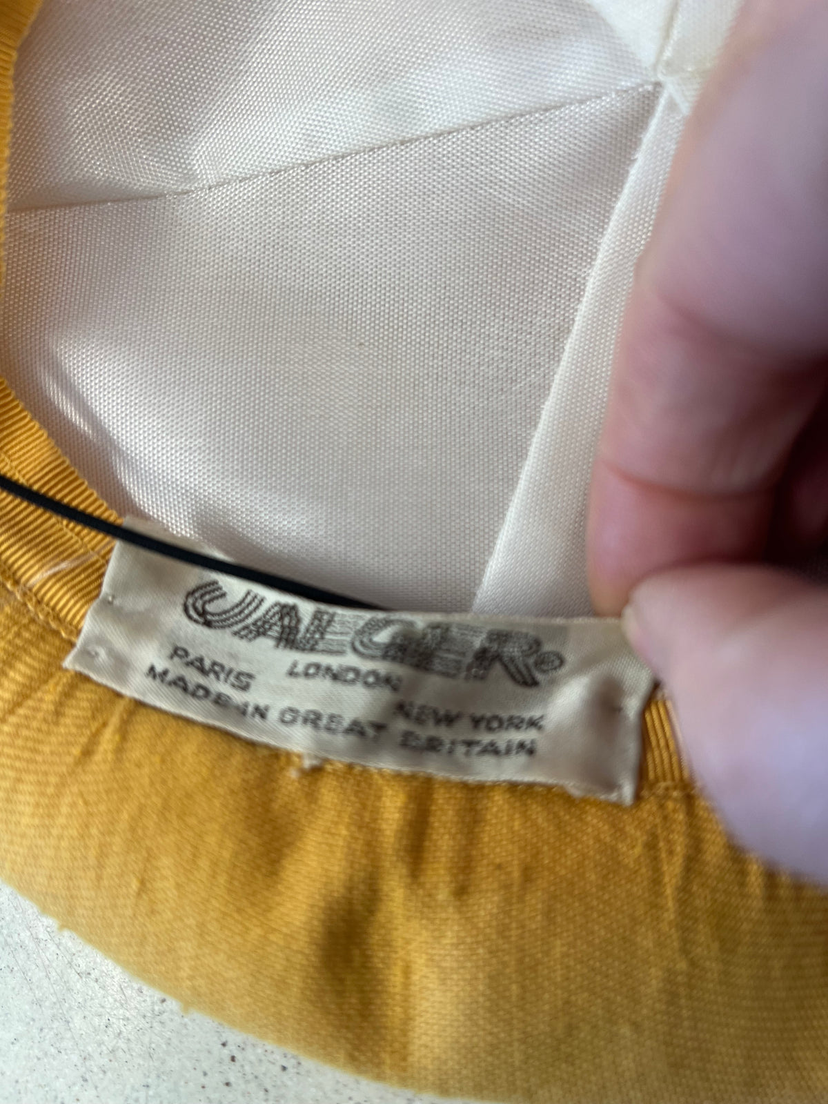 JAEGAR MUSTARD BERET