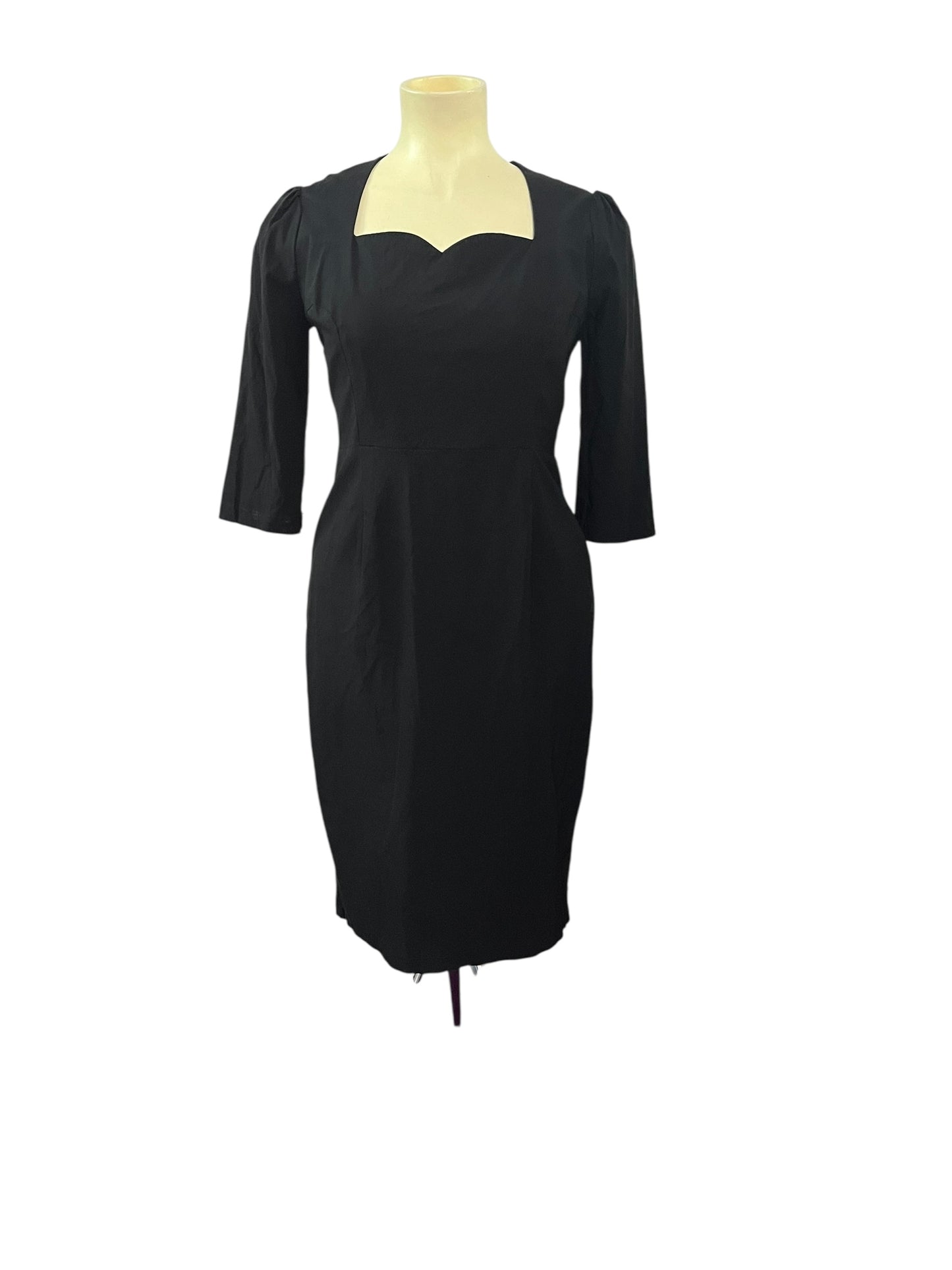 COLLECTIF BLACK WIGGLE DRESS SZ 18-20