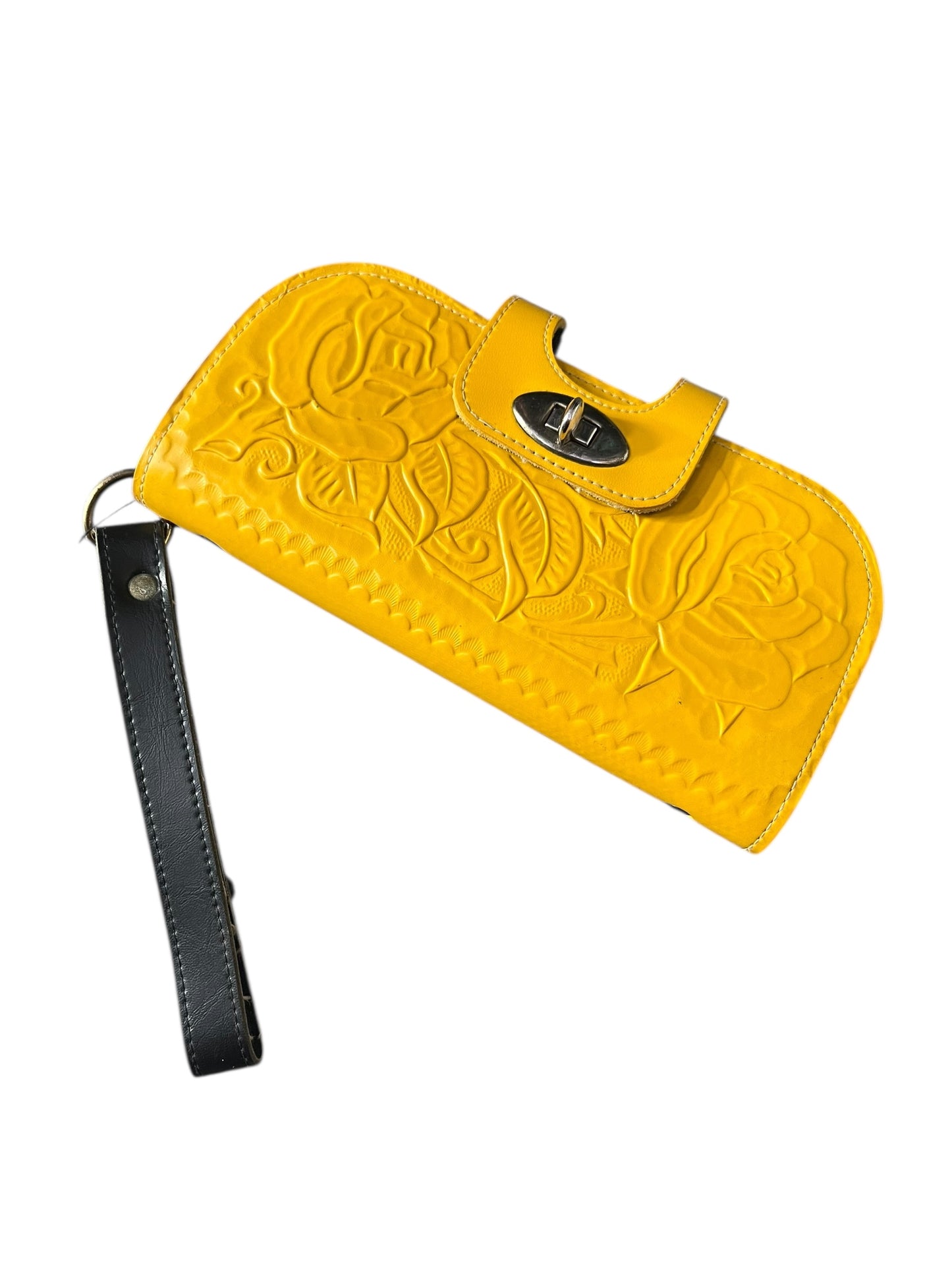 YELLOW TOOLED WALLET