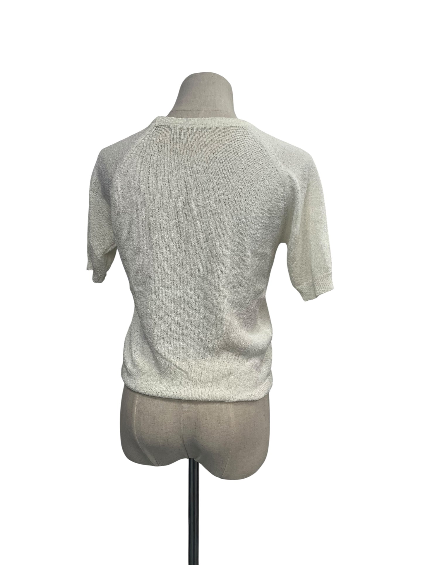WHITE KNIT TOP | 8
