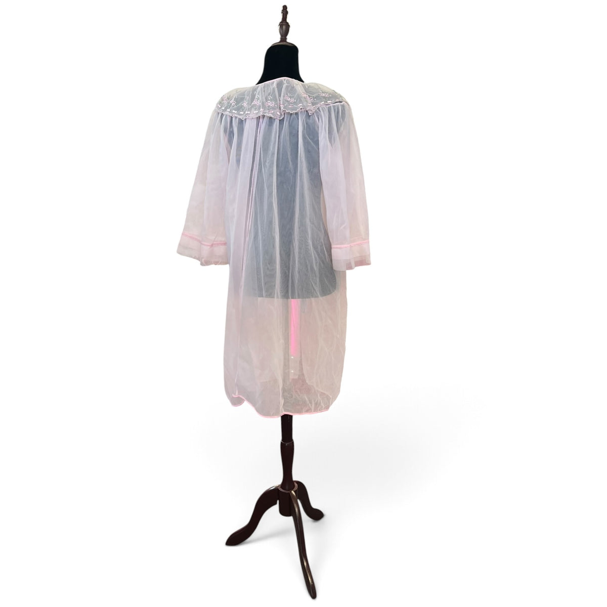 SWEET NYLON ROSE BUD ROBE | 16
