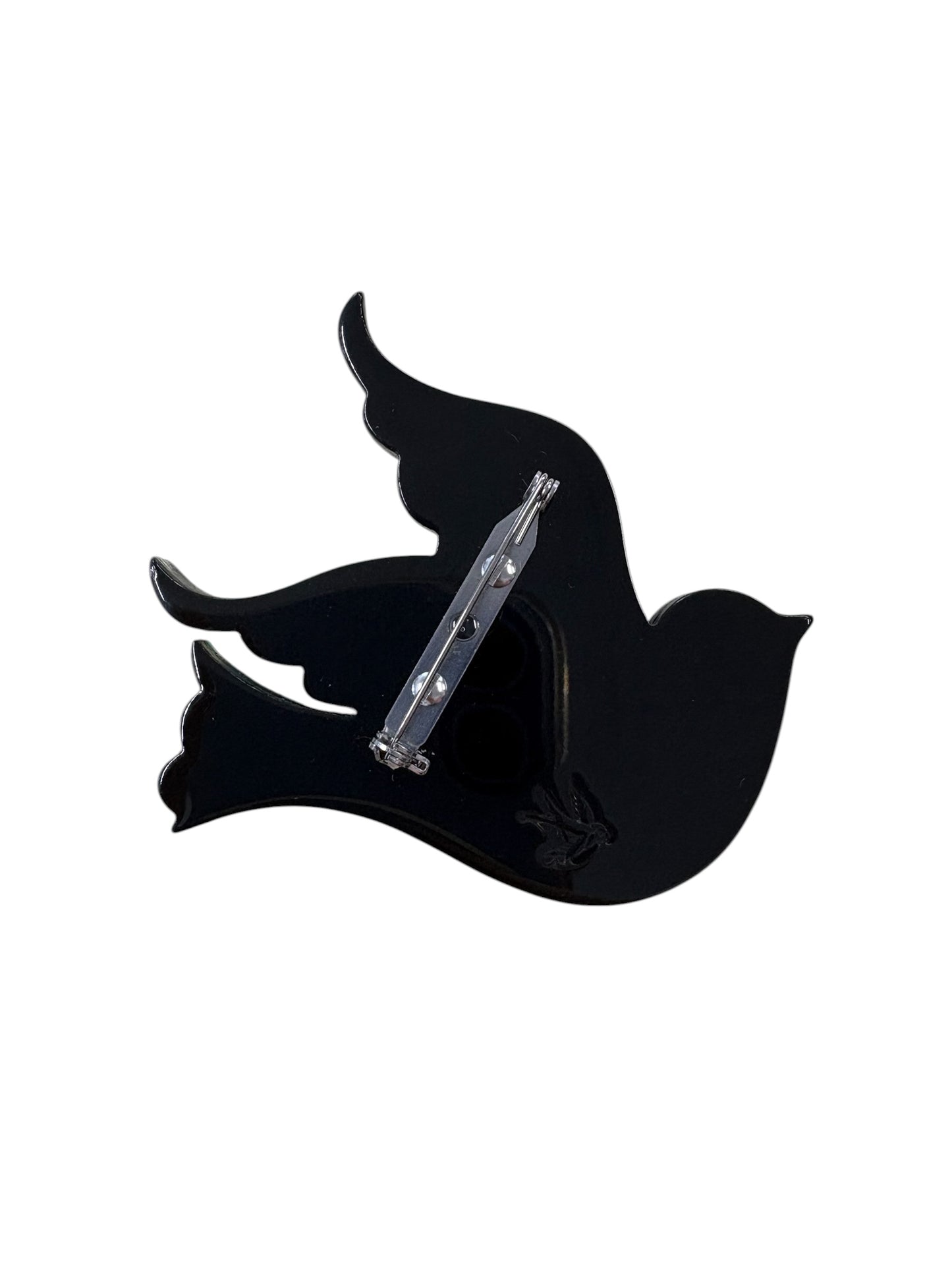 ERSTWILDER - BARBARELLAS BIRD BROOCH (GREEN)