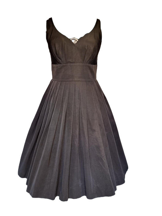 RETROSPECTD BLACK ELIZABETH DRESS | 12