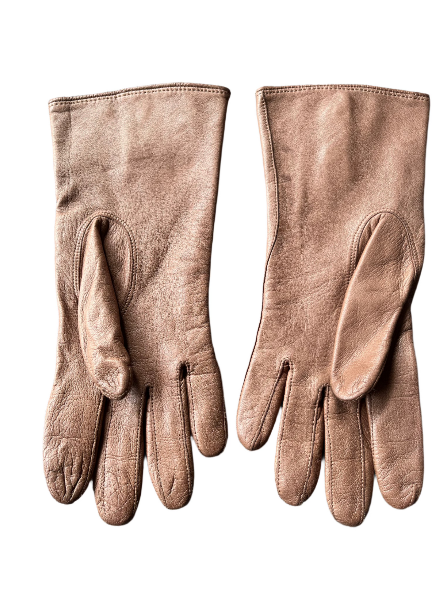 SOFT BROWN VINYL GLOVES
