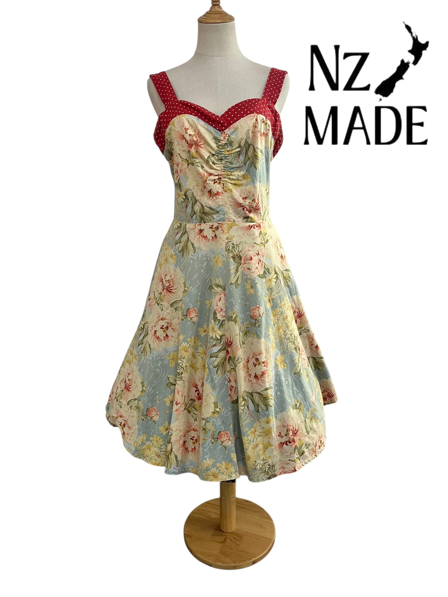 DEVOL PASTEL GARDEN DRESS sz L/12