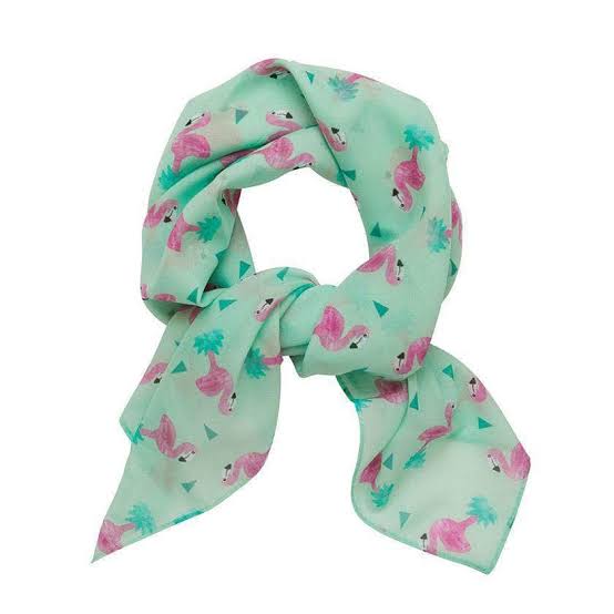FLAMINGO HEAD SCARF