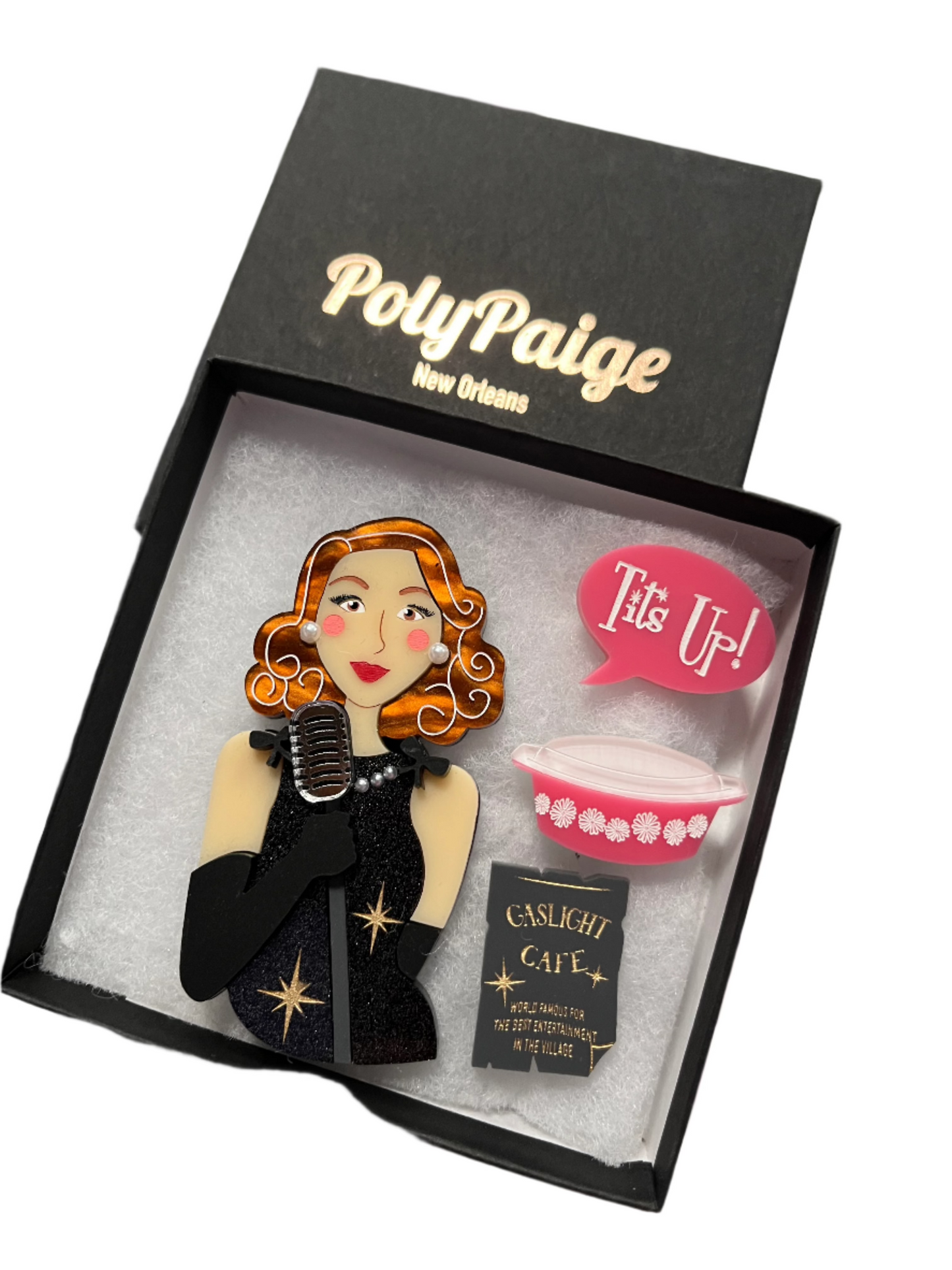 POLY PAIGE - MRS MAISEL BROOCH.