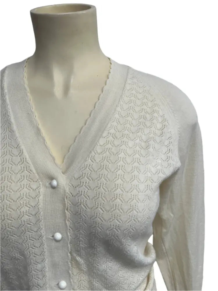 AUBYN (NZ) WOOL CARDIGAN SZ 12